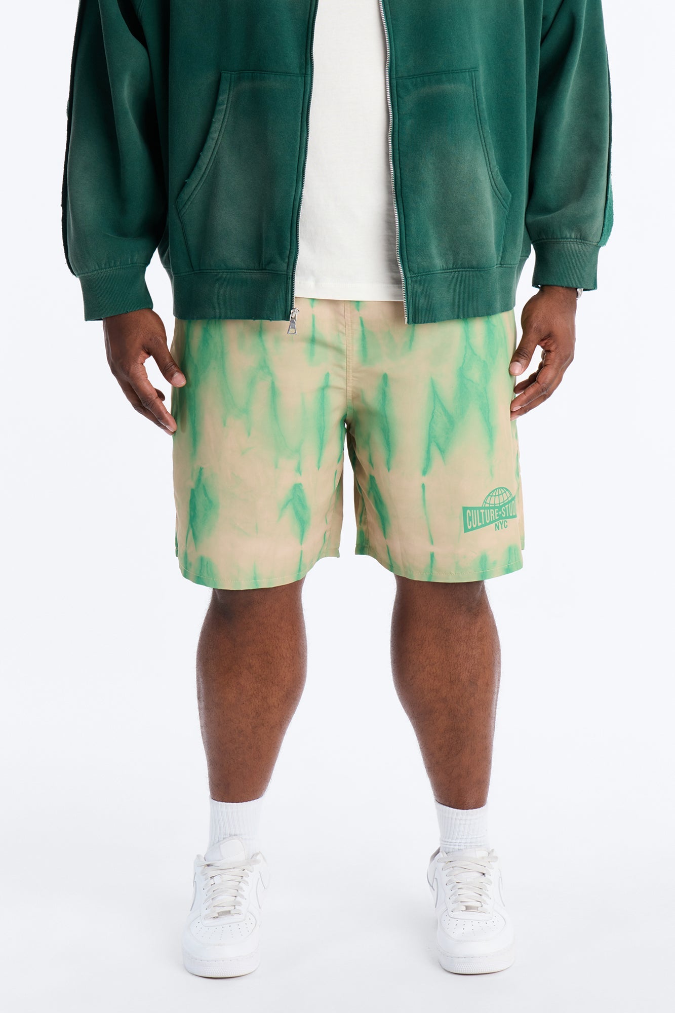 Relaxed Artificial View Short - Green