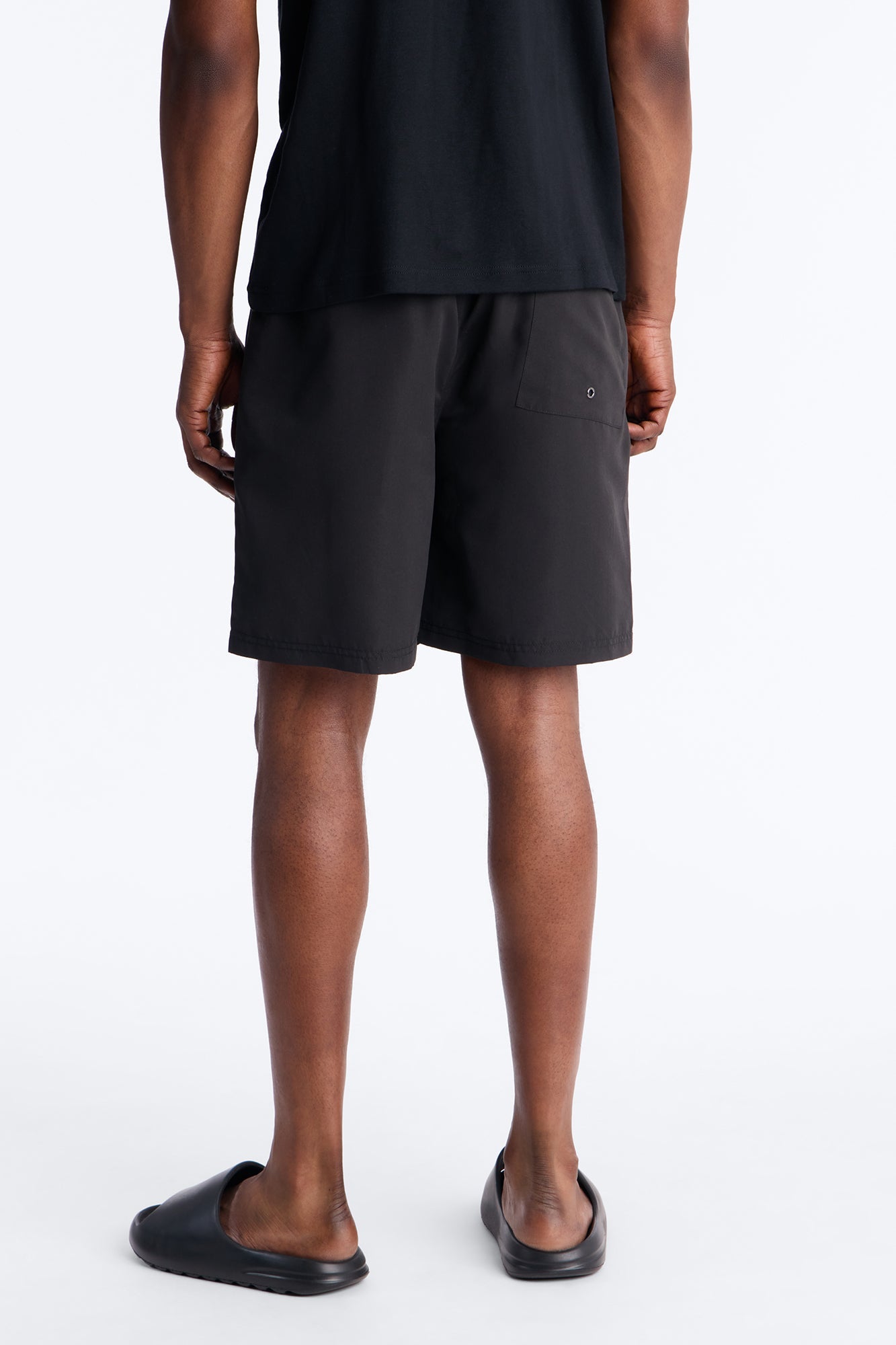 Rich Flex Swim Trunk 7″ - Black/Green