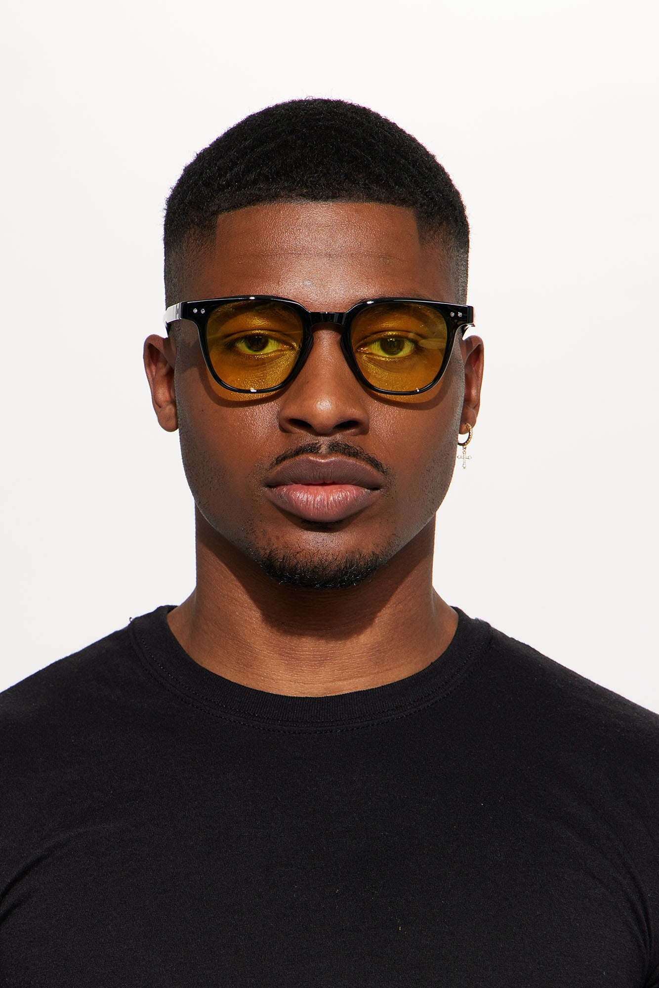 Clear The Air Sunglasses - Black/Yellow