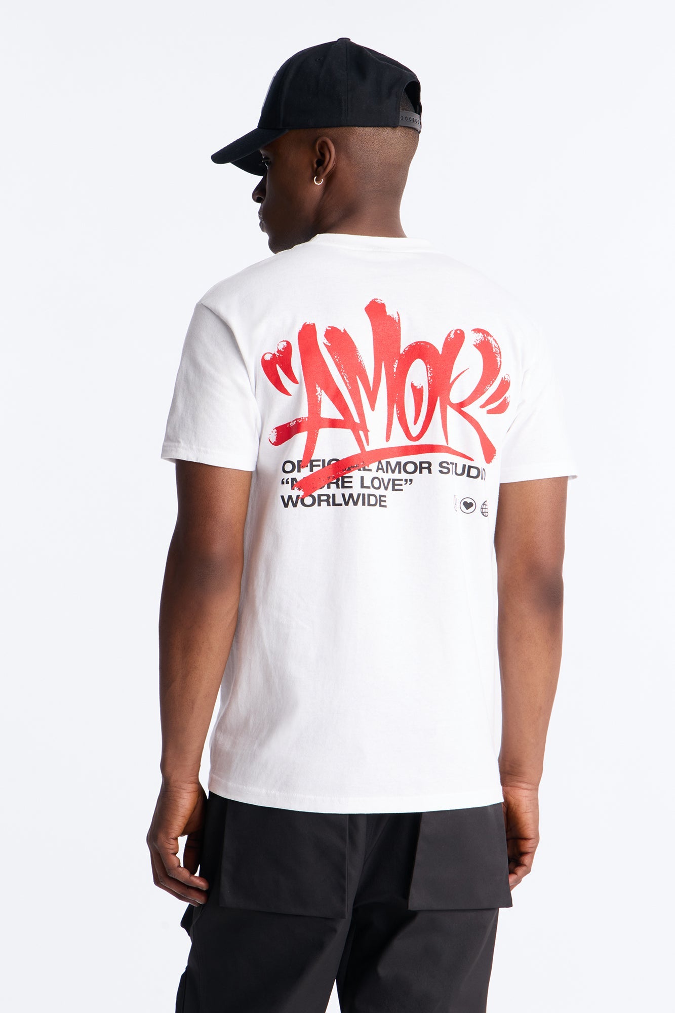 Amor Studio Short Sleeve Tee - White