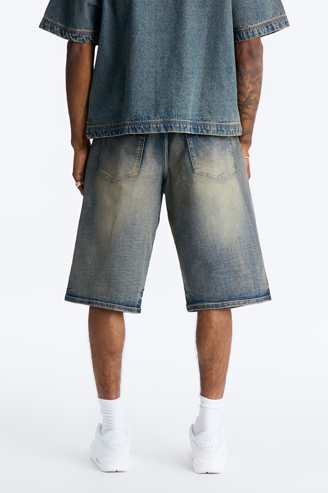 Baggy Vintage Royalty Denim Short - Vintage Wash