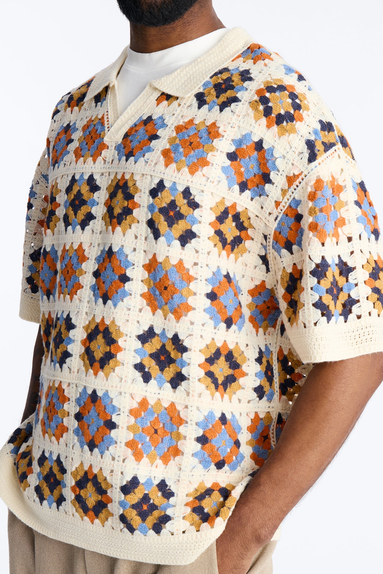 Florian Short Sleeve Johnny Polo - Cream