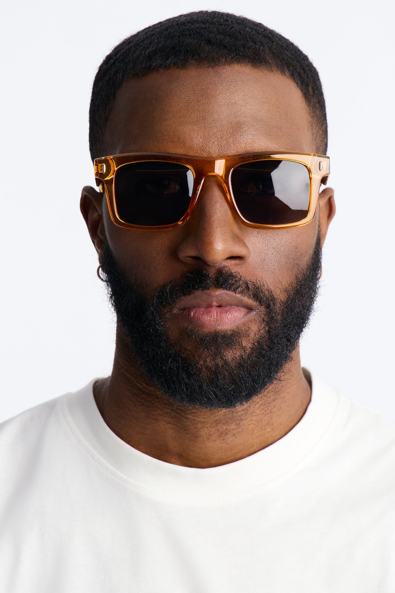Statement Wayfarer Sunglasses - Brown