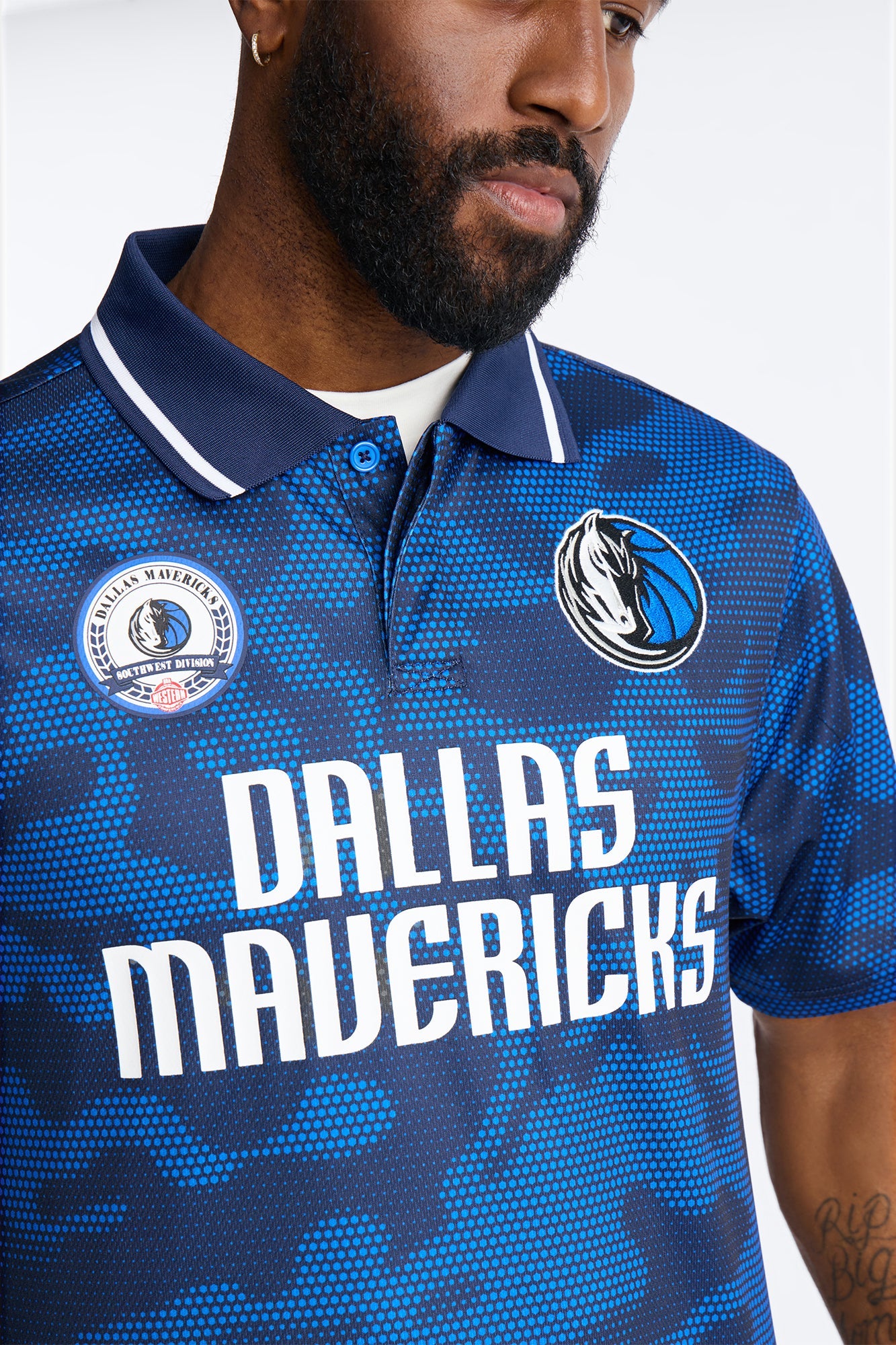 Mavs Digi Camo Soccer Top - Blue
