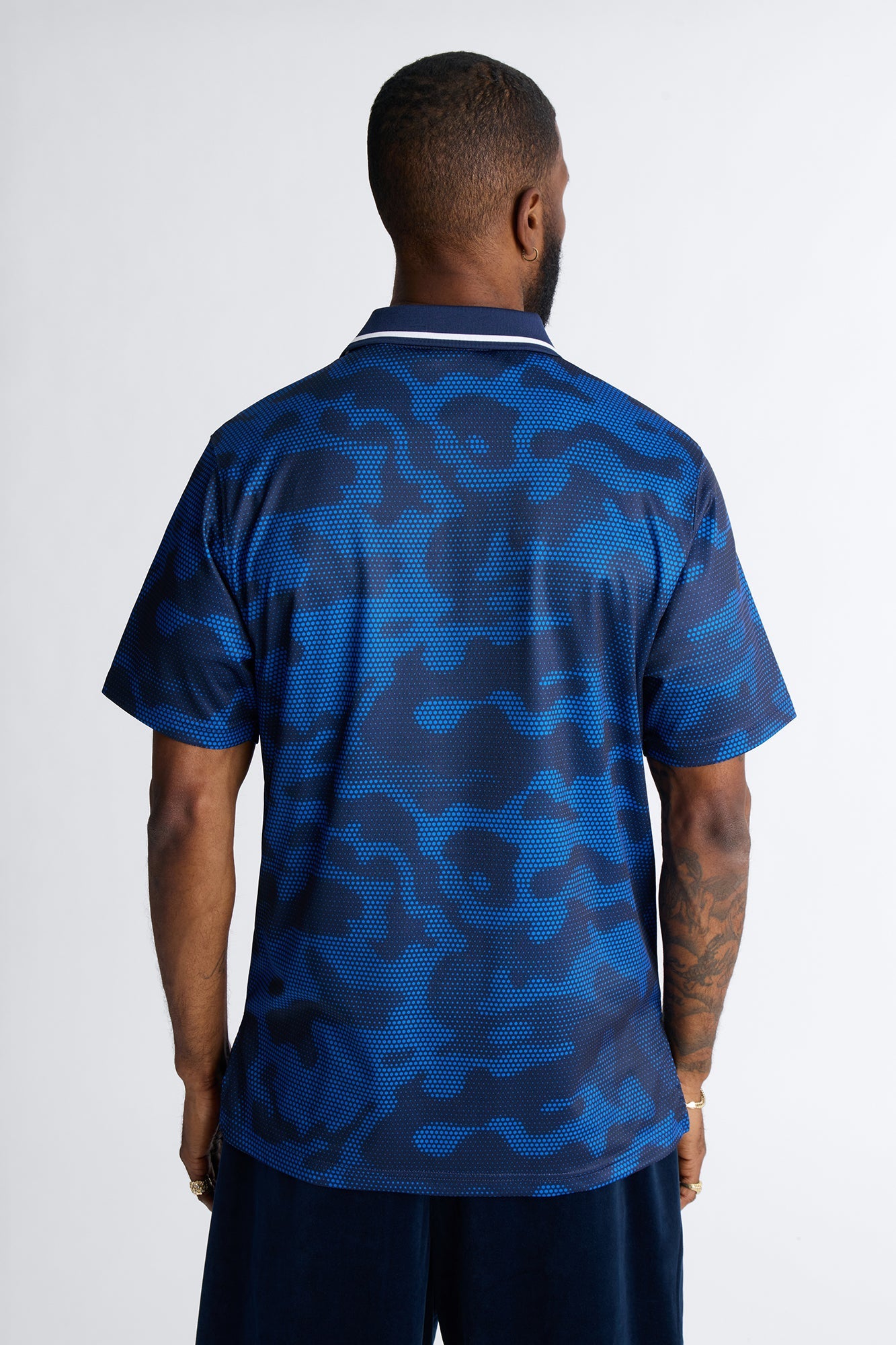 Mavs Digi Camo Soccer Top - Blue