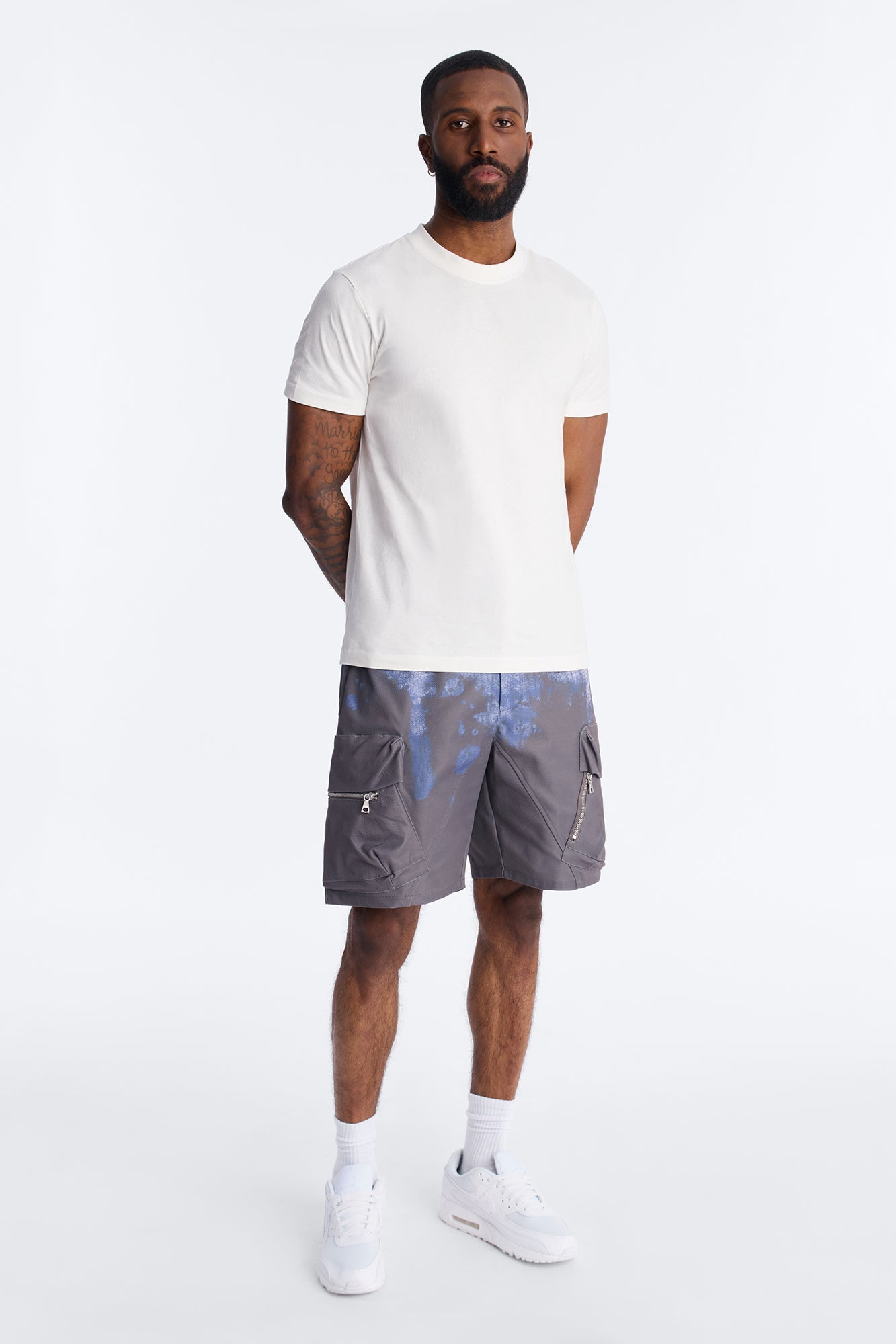 Relaxed Traveling Artist Short - Grey