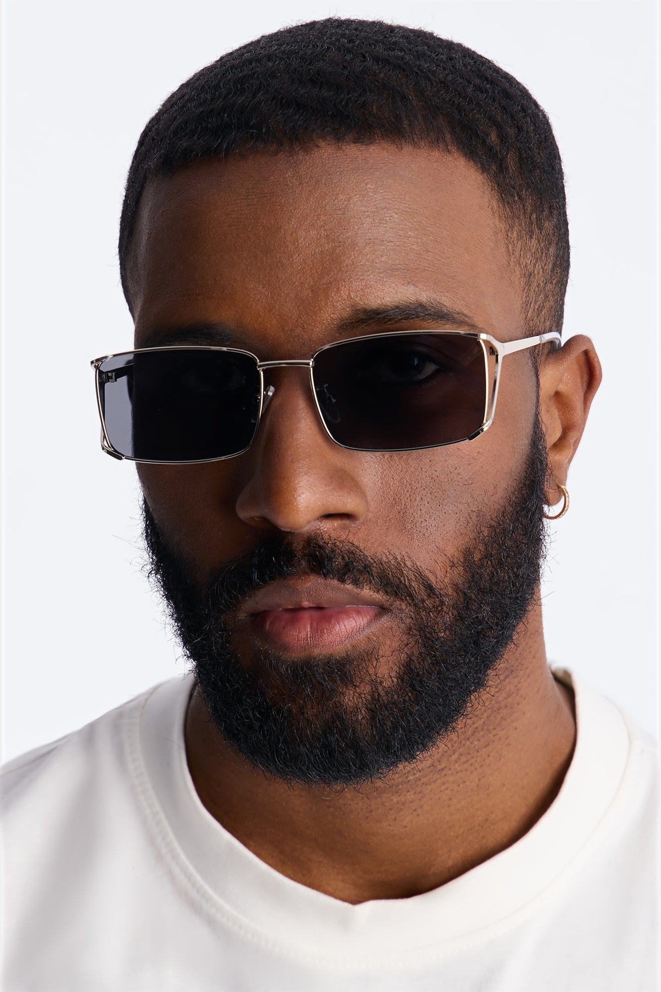 Eclipse Square Sunglasses - Black/Smoke