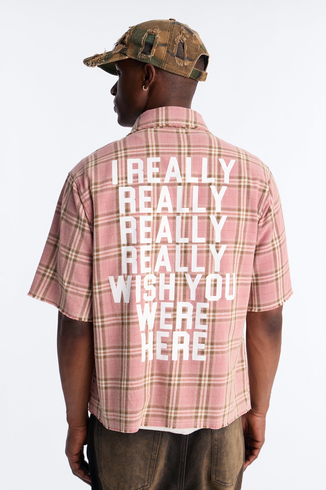 Really Really Flannel Button Up Shirt - Pink