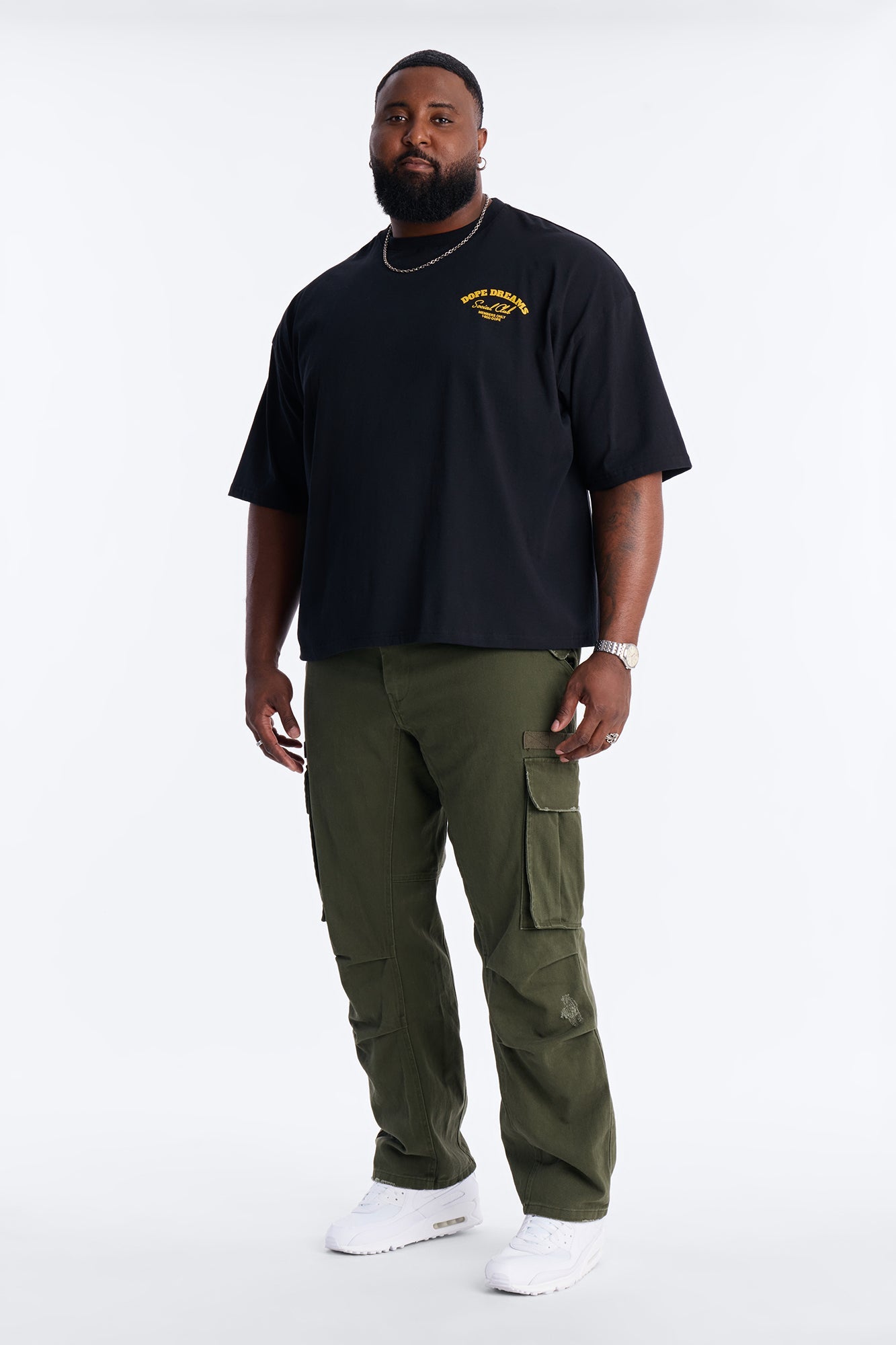 Straight Carter Point Utility Pant - Olive