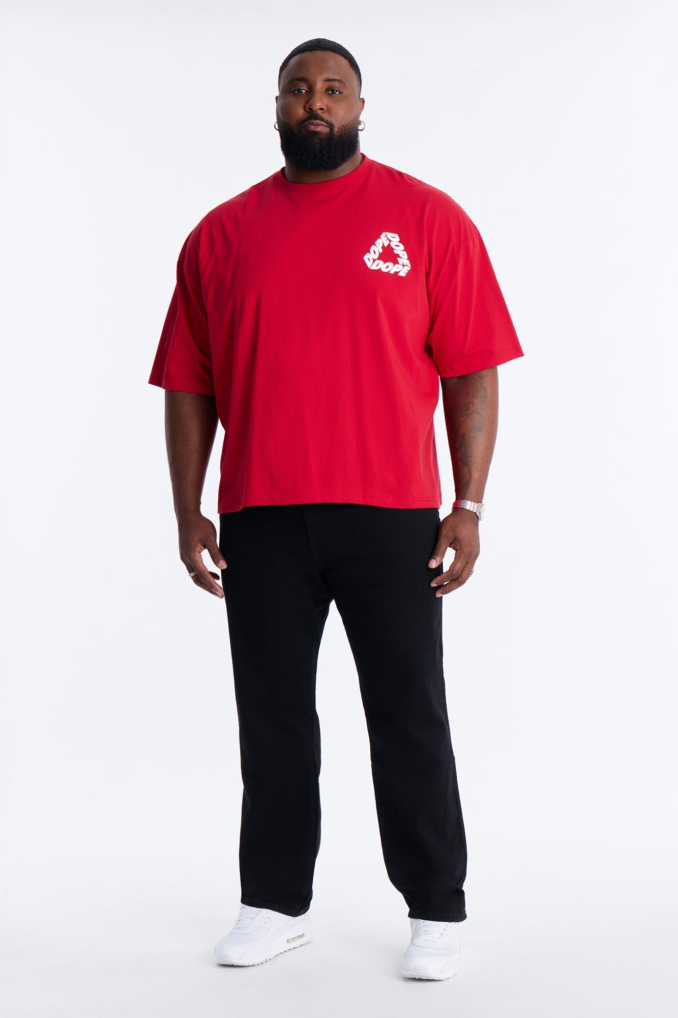 Dope Boxy Short Sleeve Tee - Red