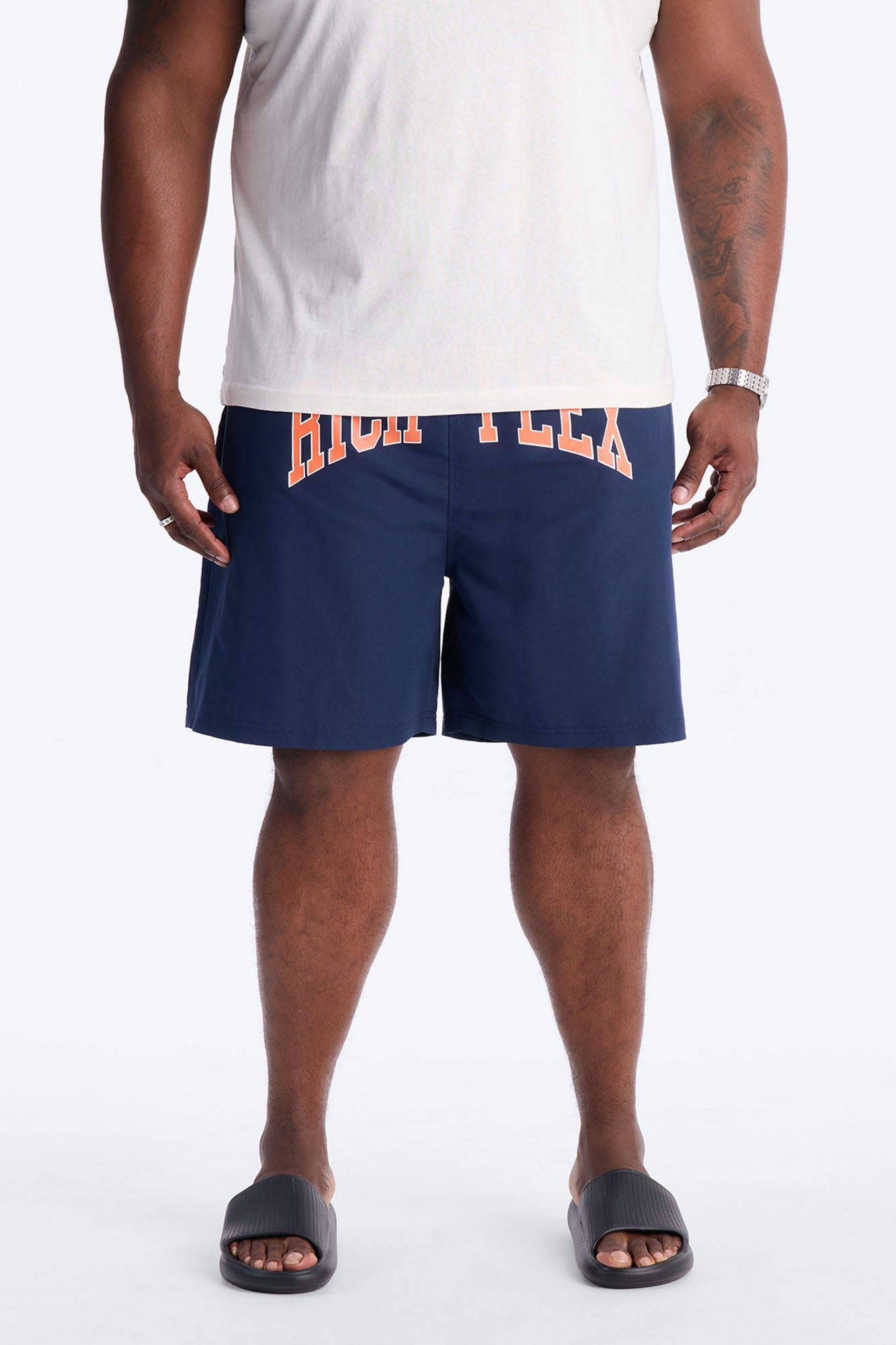 Rich Flex Swim Trunk 7″ - Navy