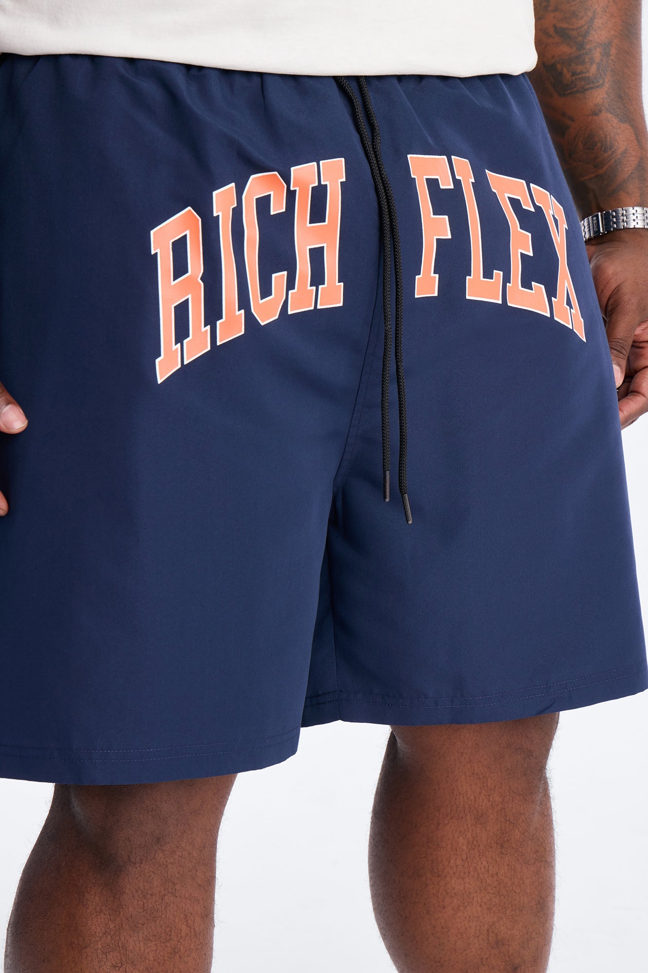 Rich Flex Swim Trunk 7″ - Navy
