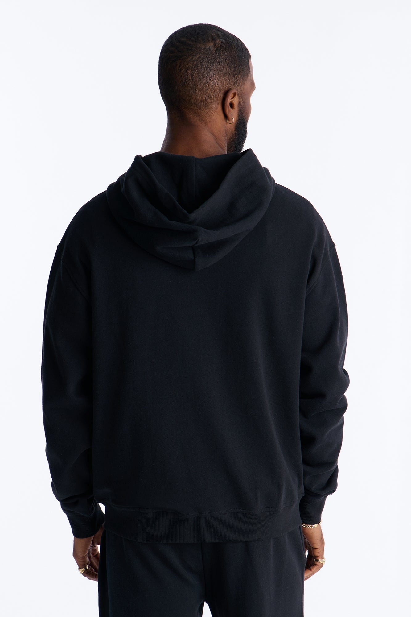Pick Up Your Cross Patch Zip Hoodie - Black