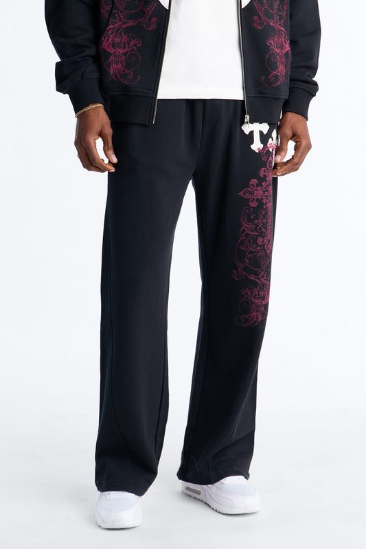 Pick Up Your Cross Patch Sweatpants - Black