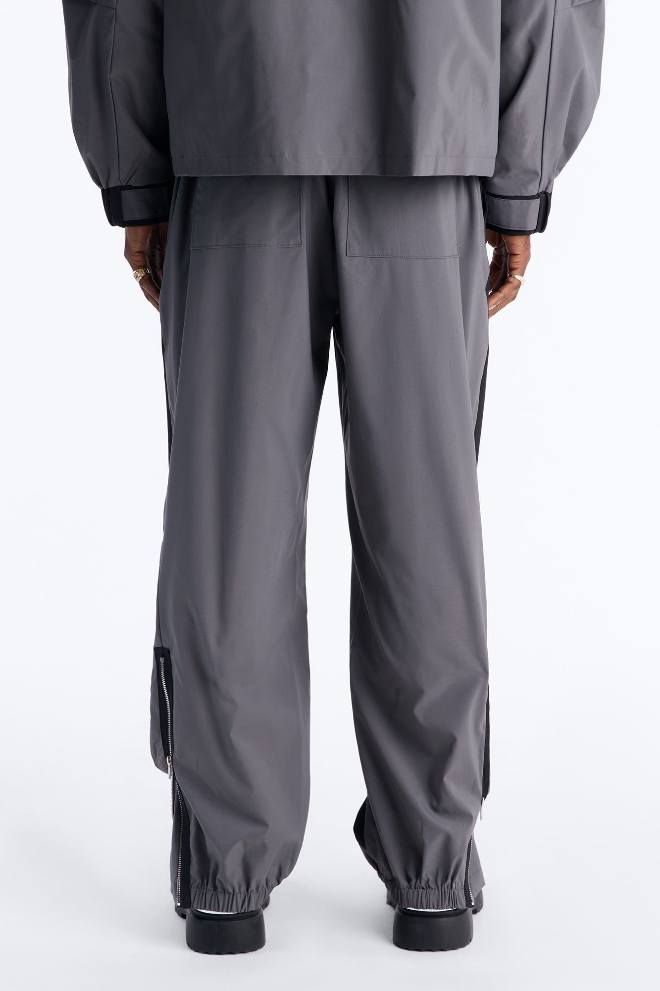 Straight Montalvo Mixed Worlds Trouser - Black