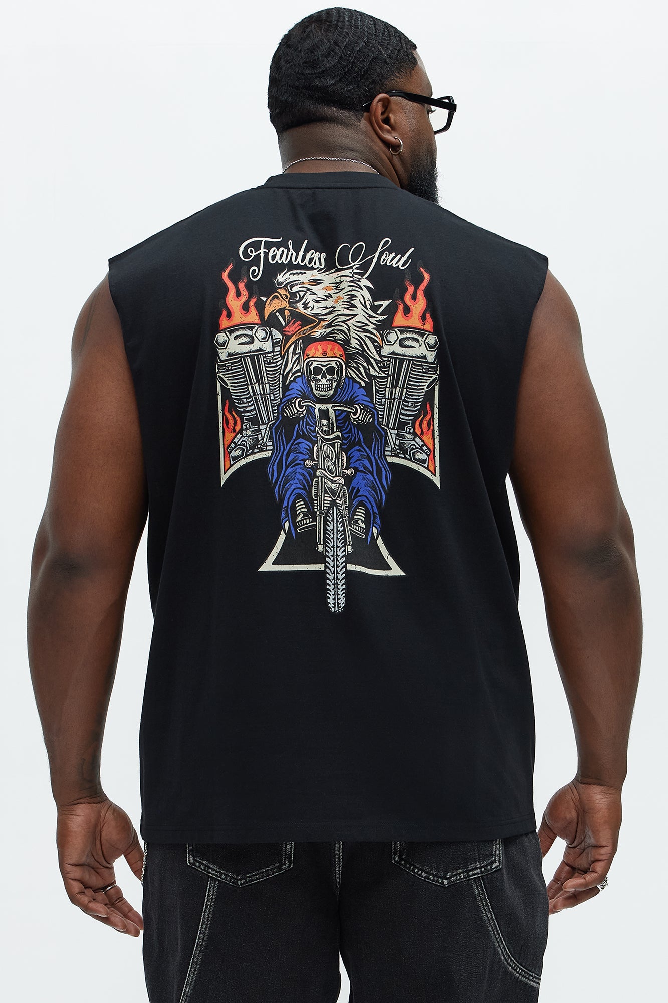 Fearless Soul Muscle Tee - Black