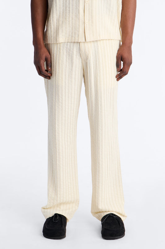 Straight Flare Aegean Pant - Cream