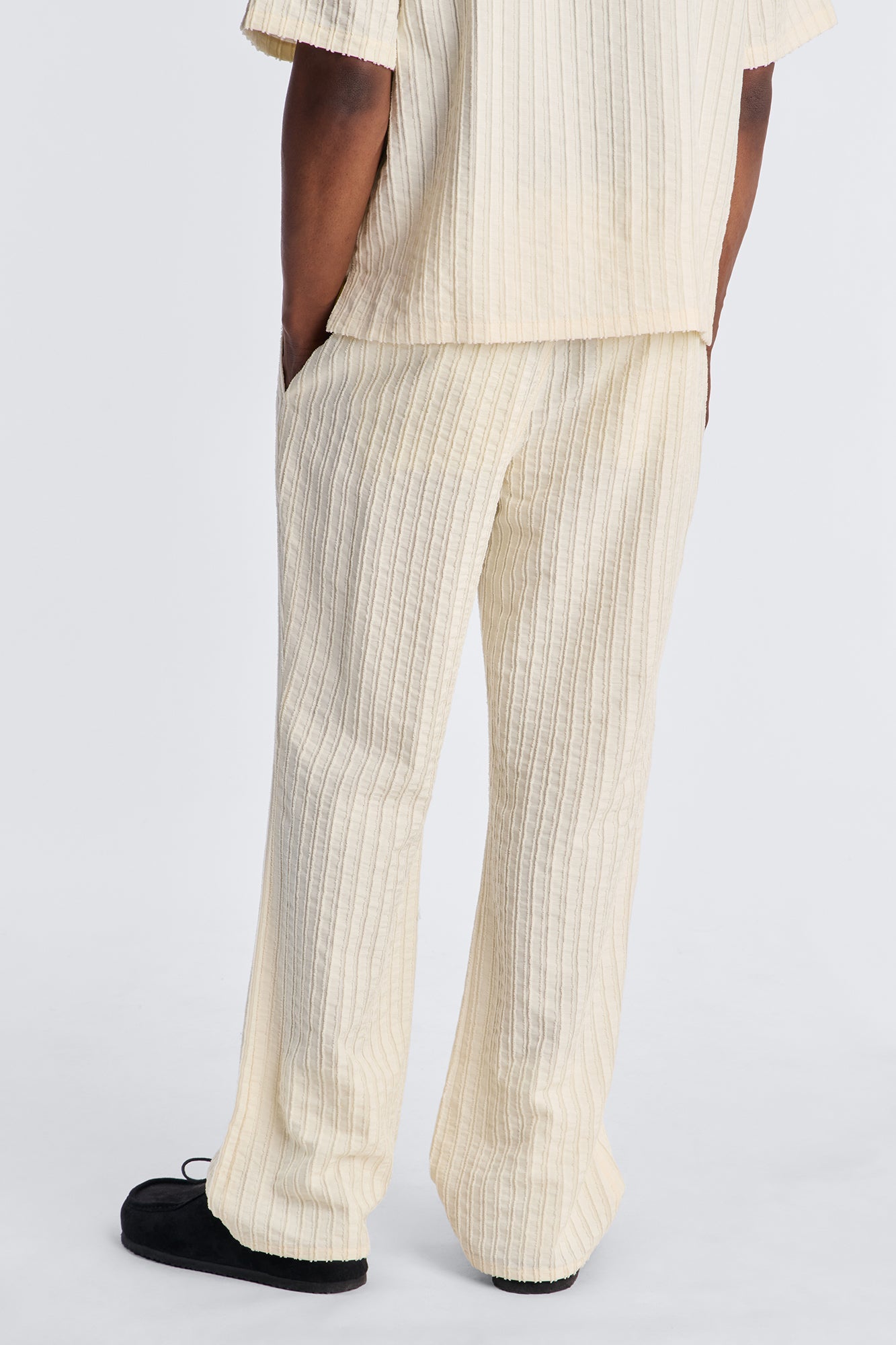 Straight Flare Aegean Pant - Cream
