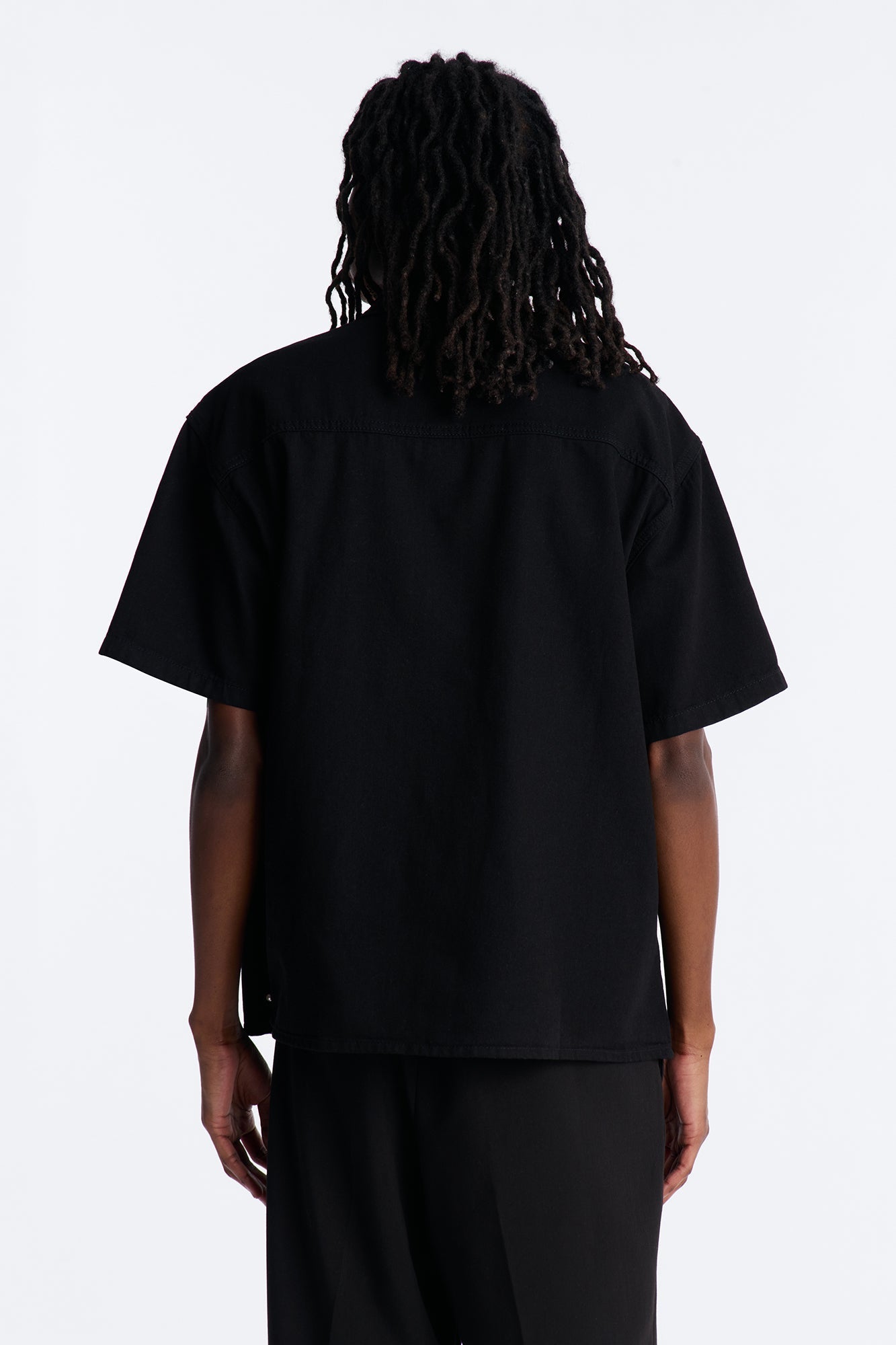 Apex Stud Button Up Shirt - Black