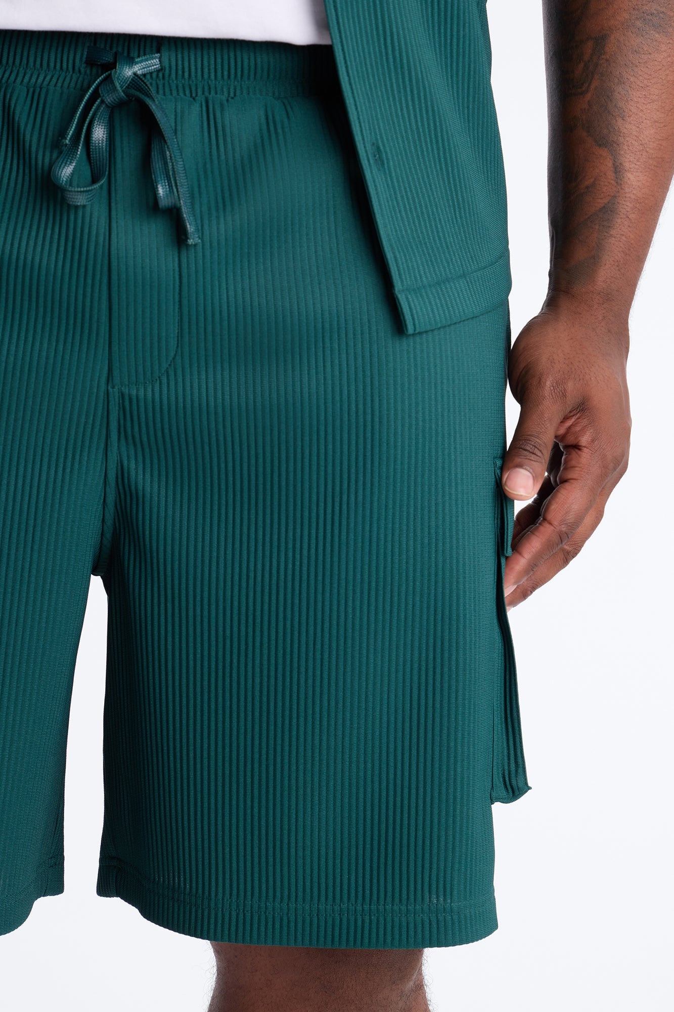 Show Up Relaxed Cargo Short - Teal