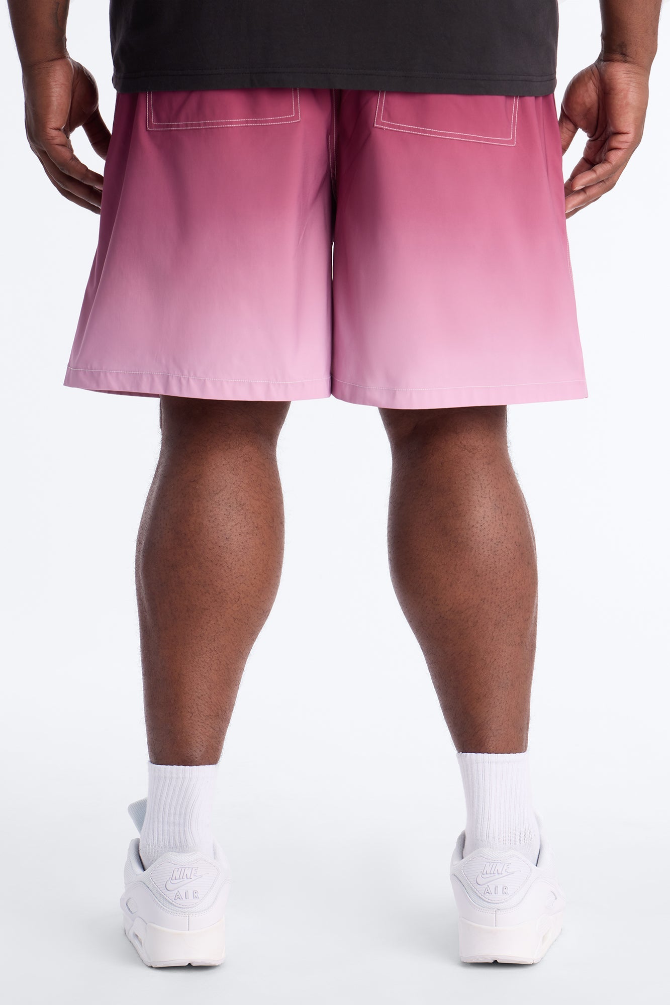 Relaxed Fade Away Ombre Short - Purple