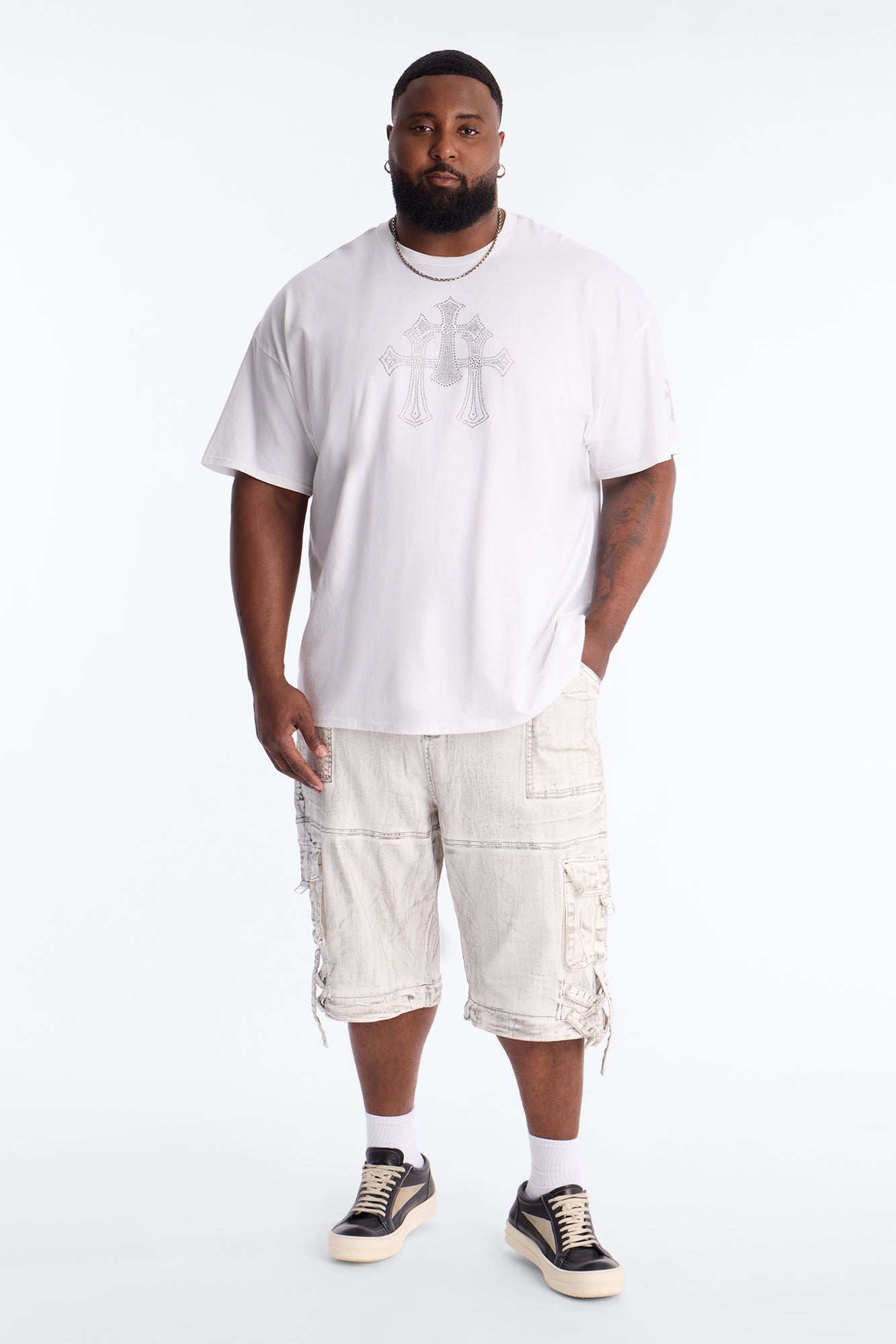 Morph City Switch Cargo Jean - Light Grey