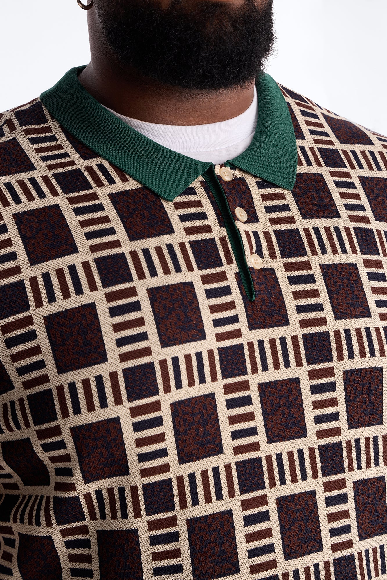 Westbury Knit Polo - Brown