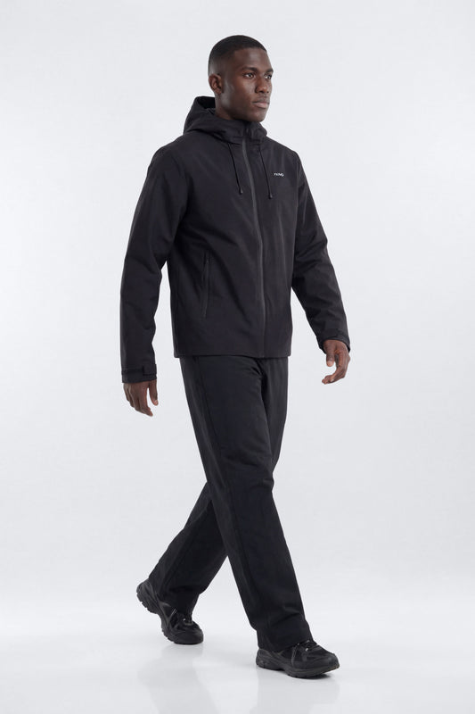 ActiveNylon™ Full Zip Hooded Jacket - Black