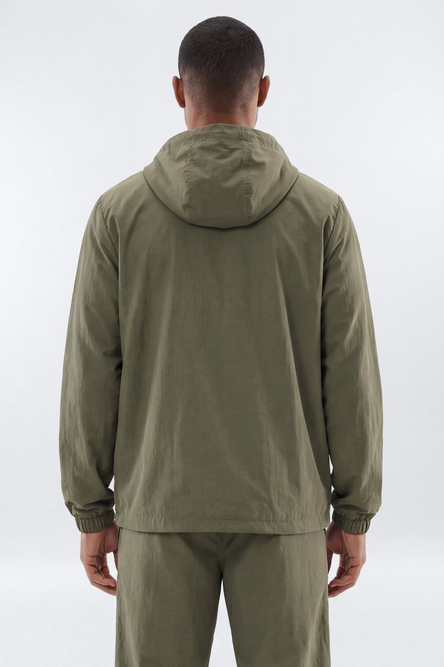 CoreNylon Hooded Full Zip Jacket - Moss