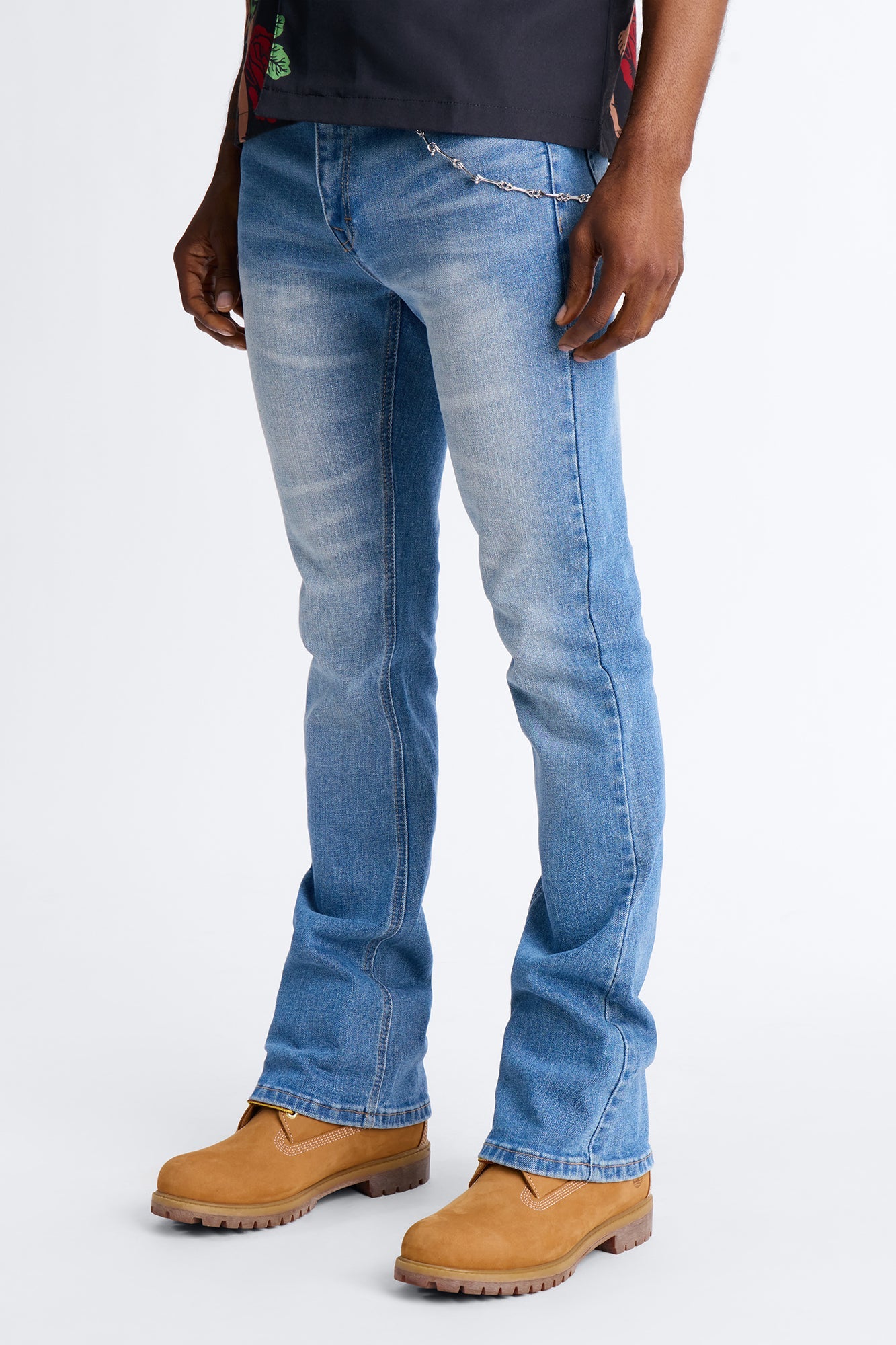 Bone Link Pant Chain - Silver