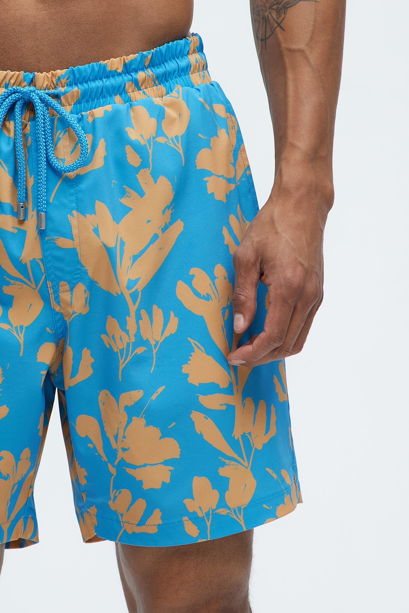 Bloom Off Swim Trunk - Blue/combo