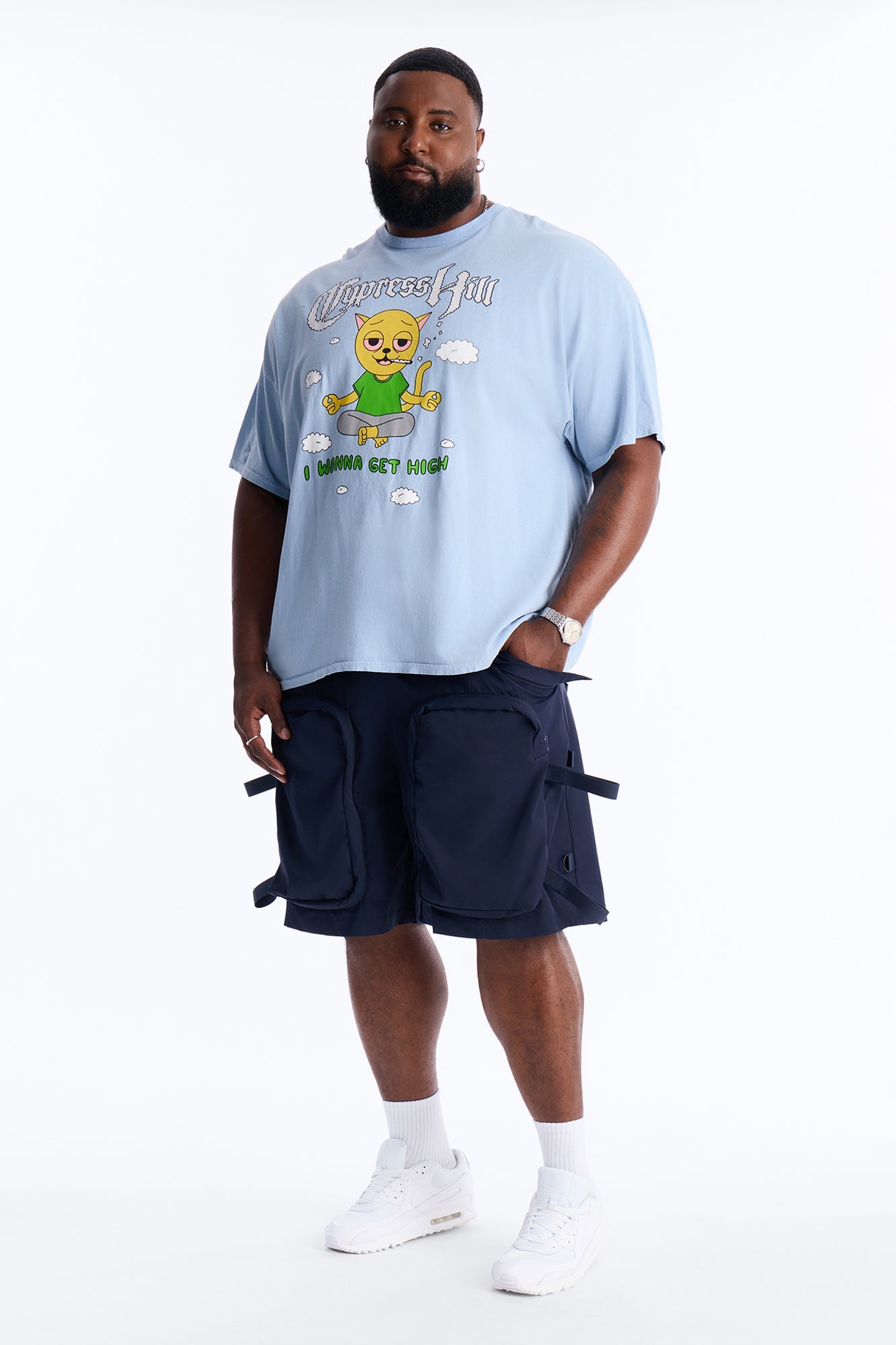 Relaxed Runyon Tech Short - Blue