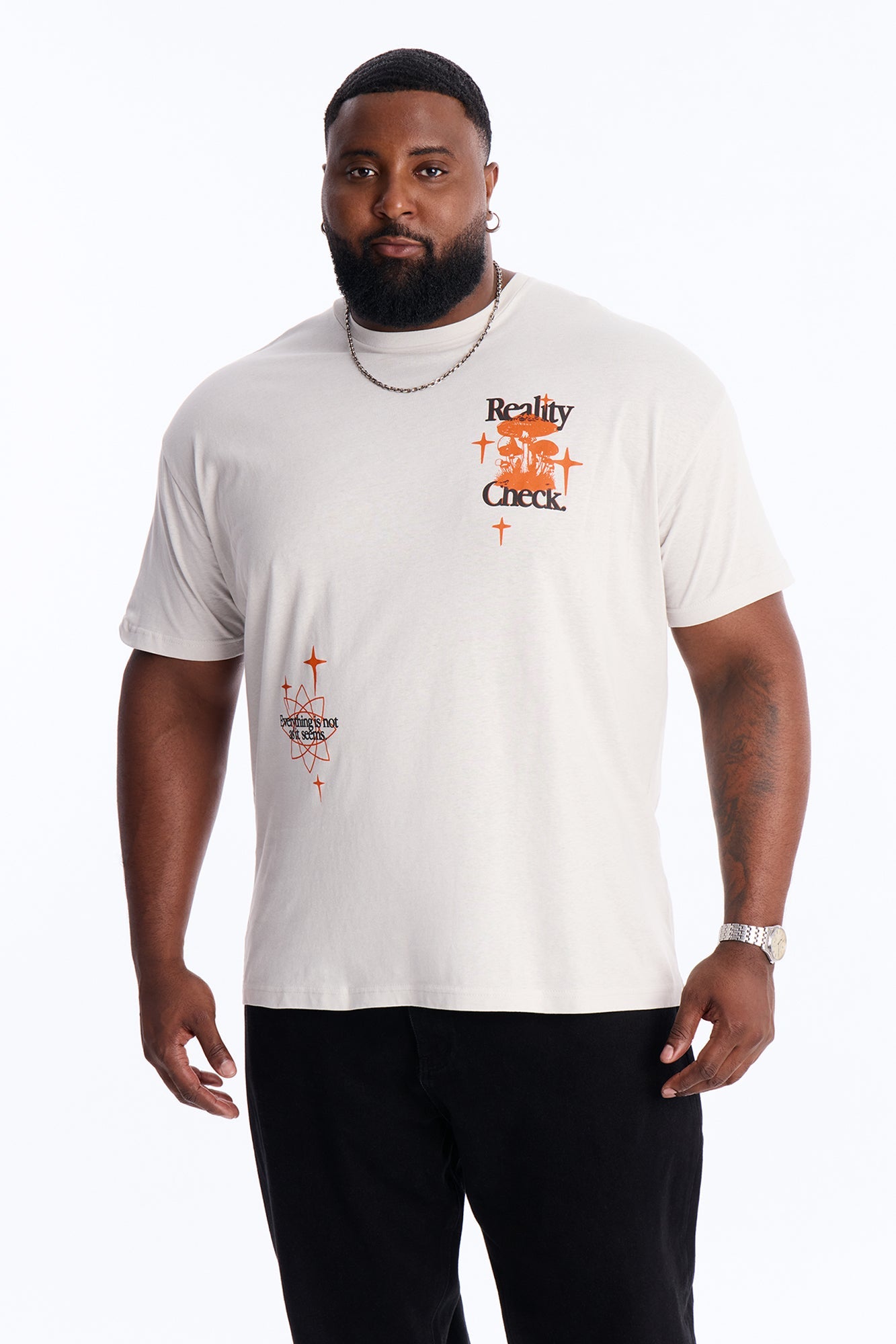 Reality Check Daily Short Sleeve Tee - Grey