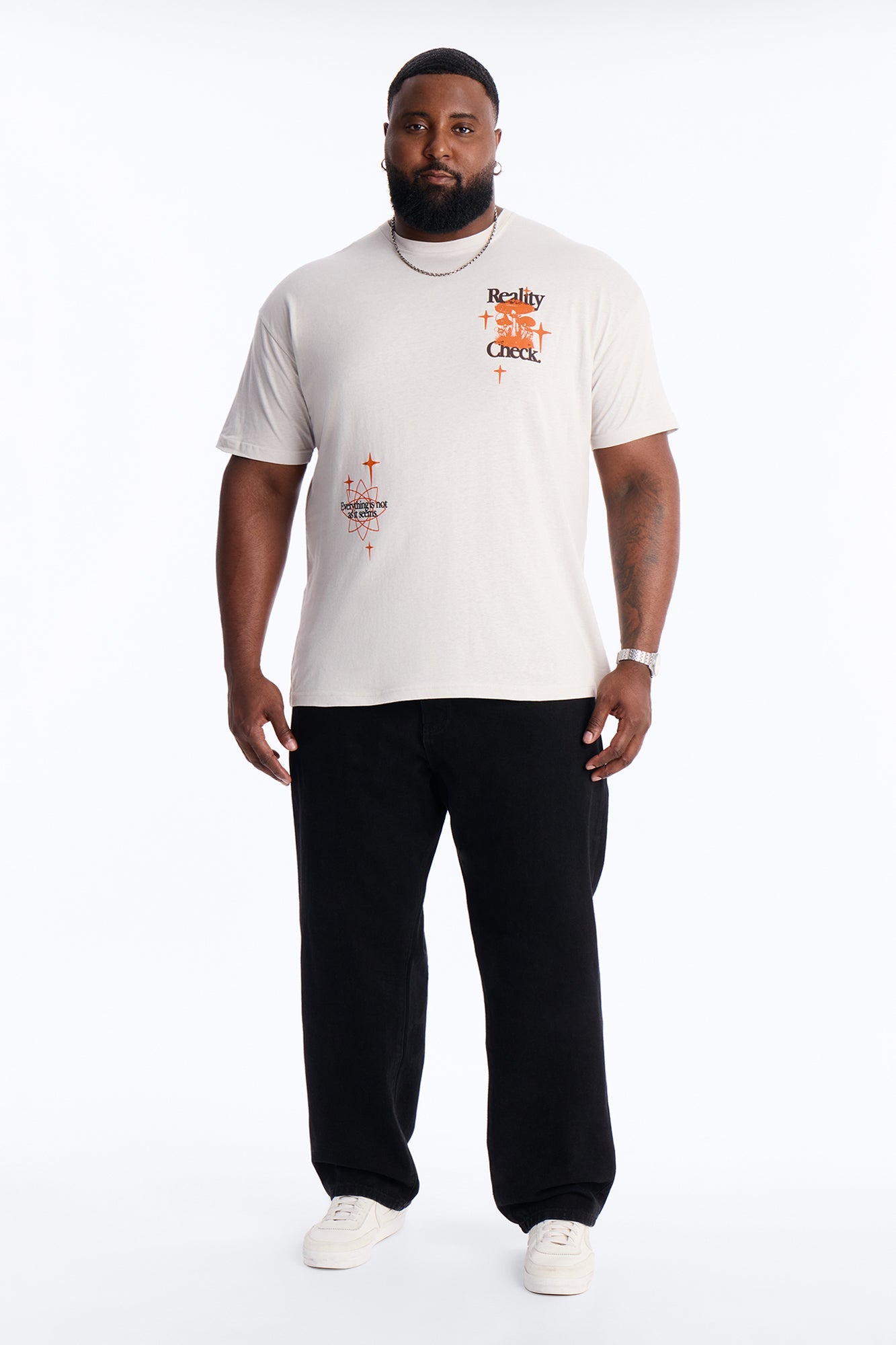 Reality Check Daily Short Sleeve Tee - Grey