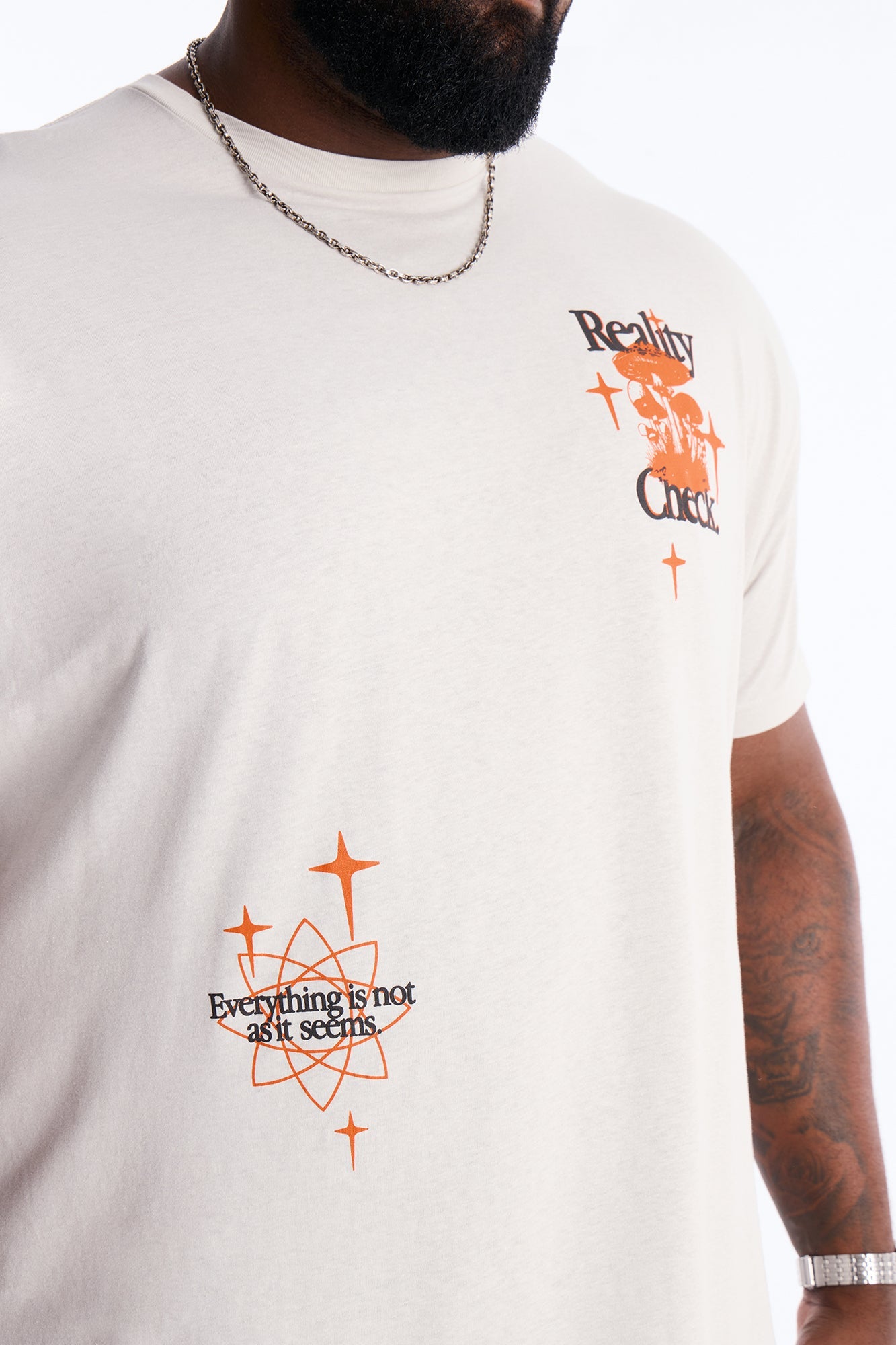 Reality Check Daily Short Sleeve Tee - Grey