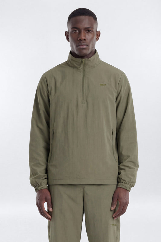 CoreNylon Half Zip Jacket - Moss