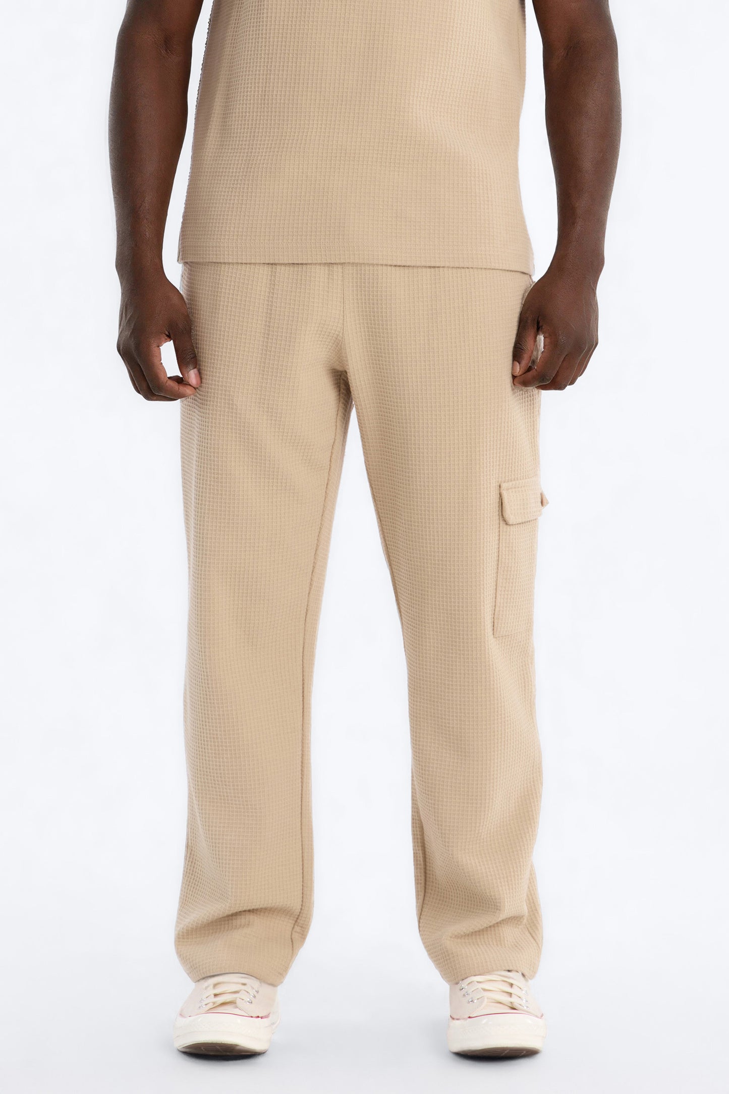 Straight Culver City Waffle Knit Pant - Stone