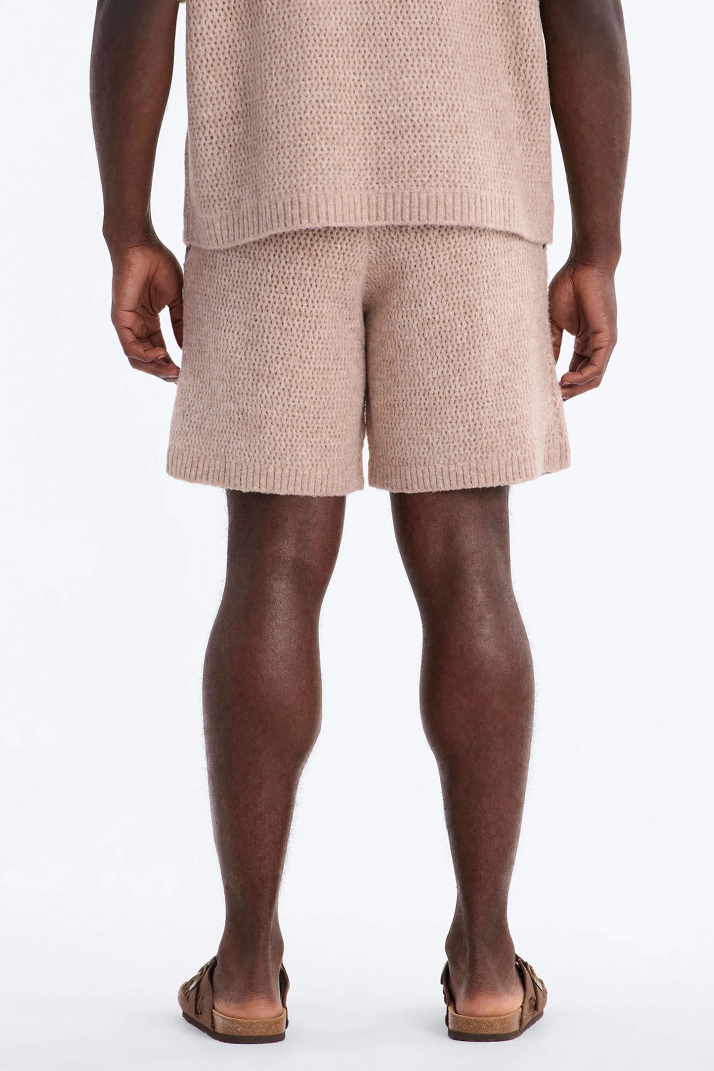 Relaxed Venice Sweater Short - Stone