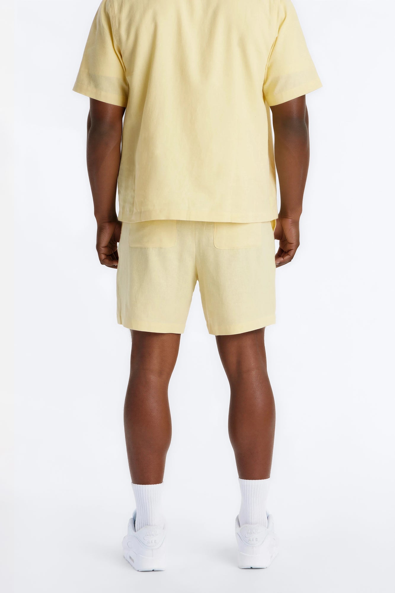 Bahamas Linen Shorts - Butter Yellow