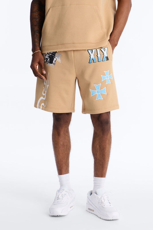 Eagles Fly Sweatshorts - Khaki