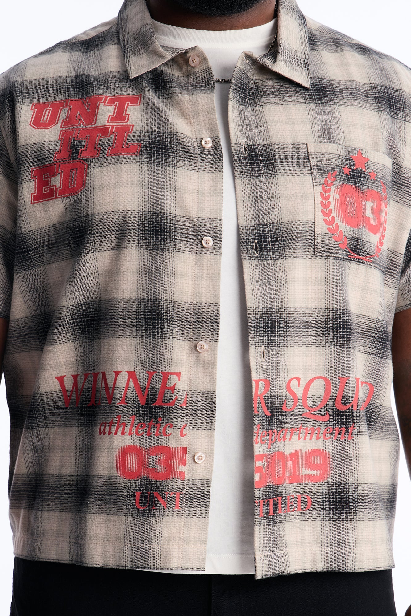 Winners Quad Button Up Shirt - Black