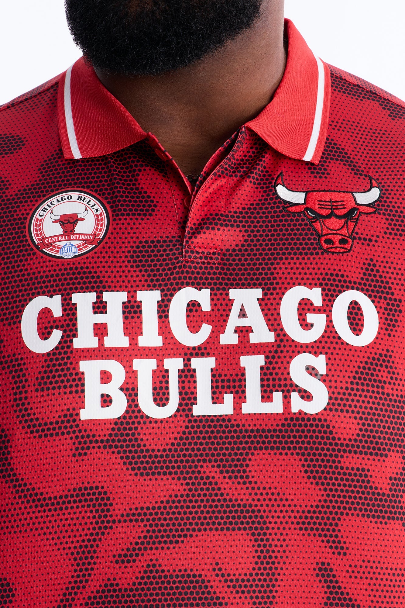 Bulls Digi Camo Soccer Top - Red