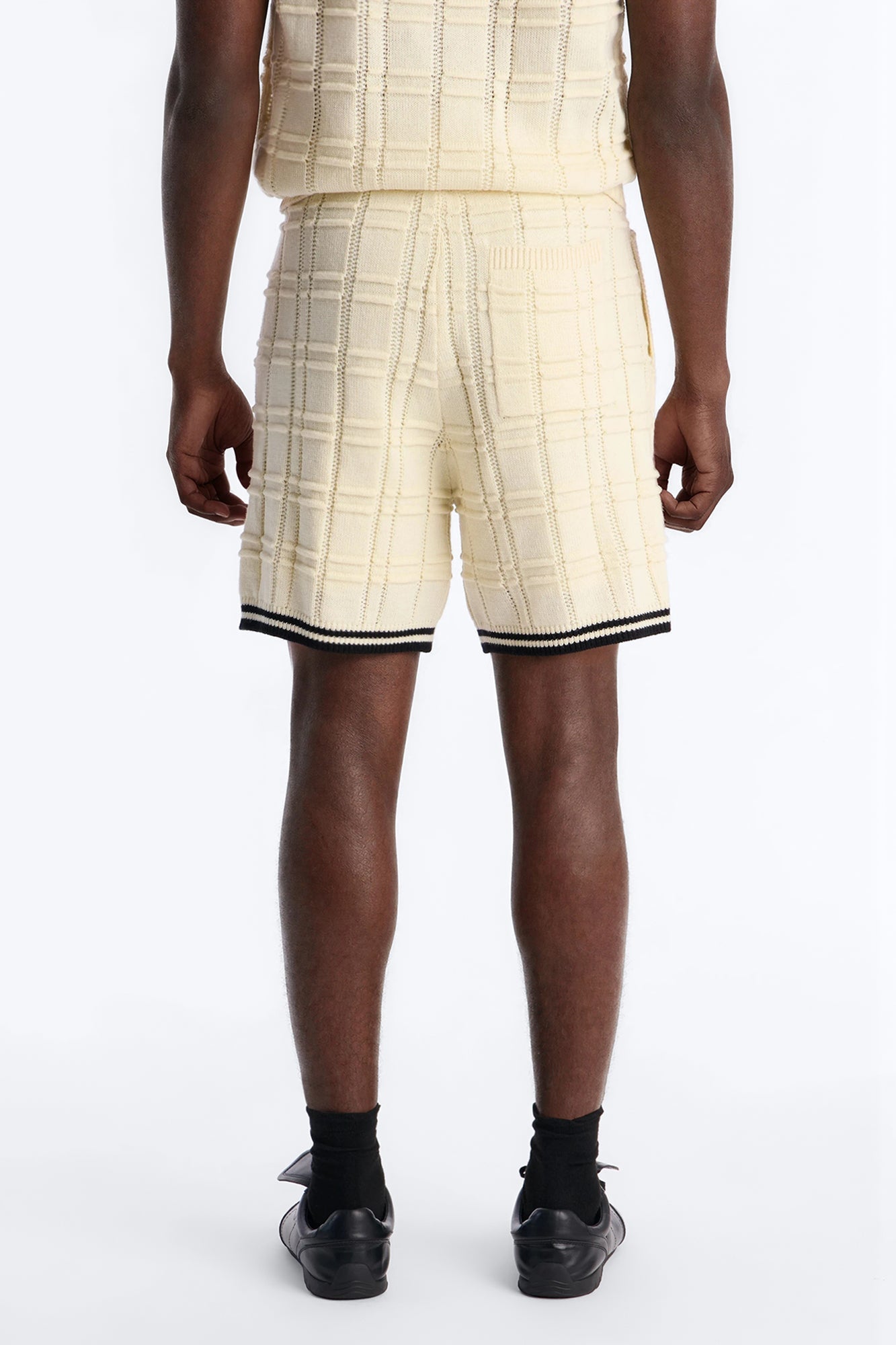 Relaxed Riviera Knit Short - Cream