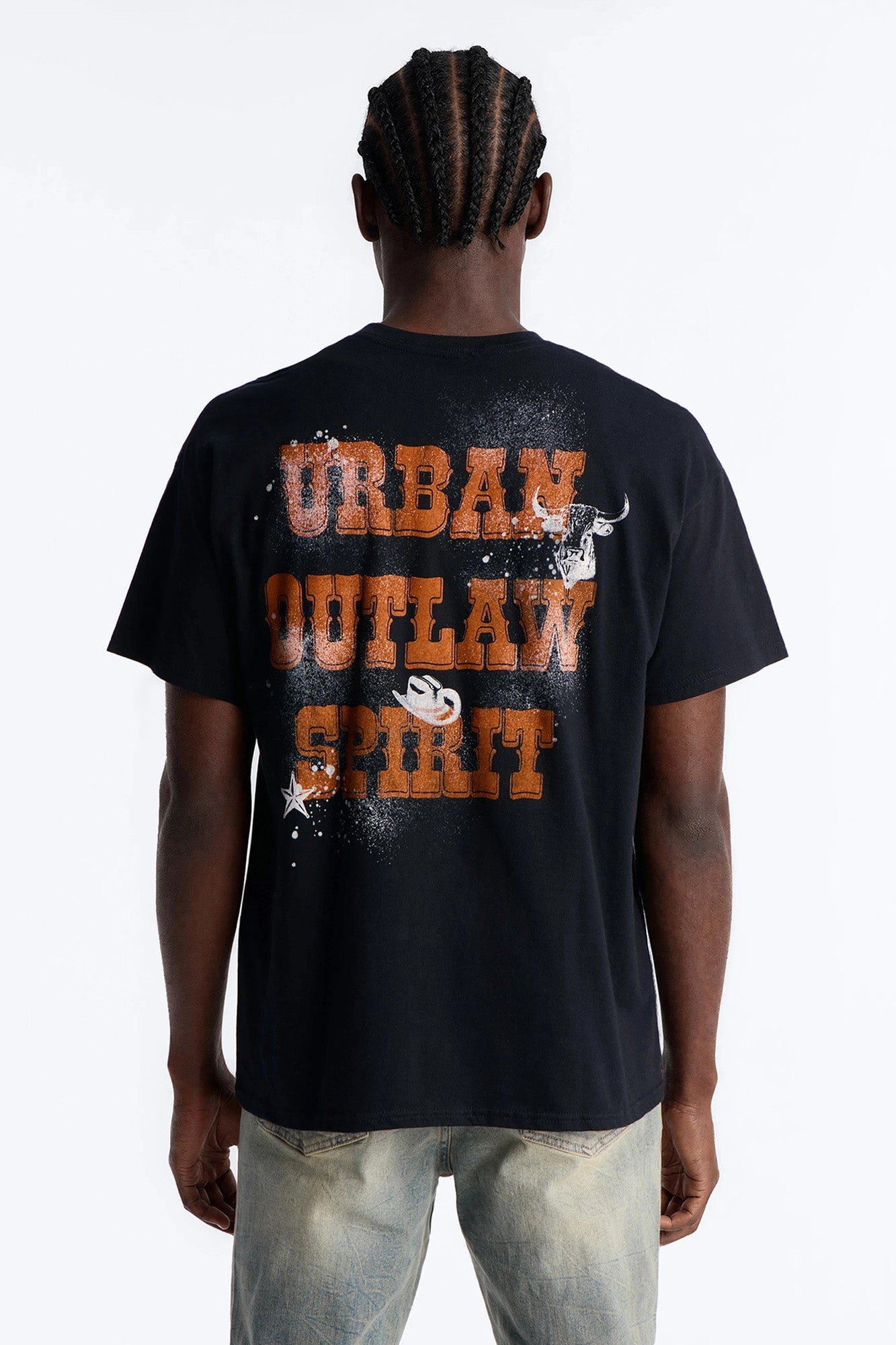 Savage Urban Outlaw Oversized Short Sleeve Tee - Black