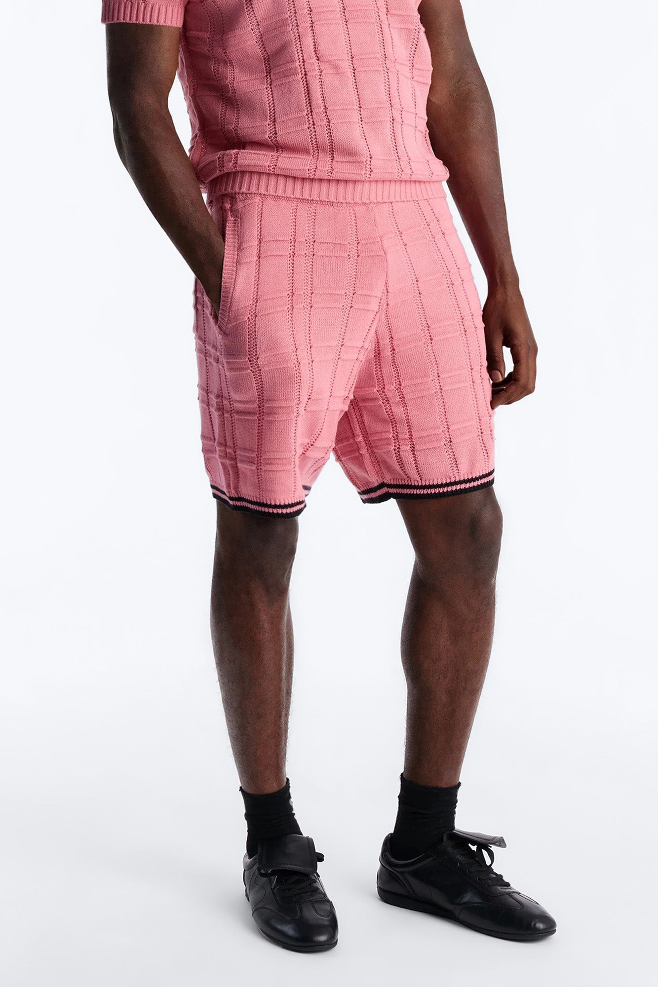 Relaxed Riviera Knit Short - Pink