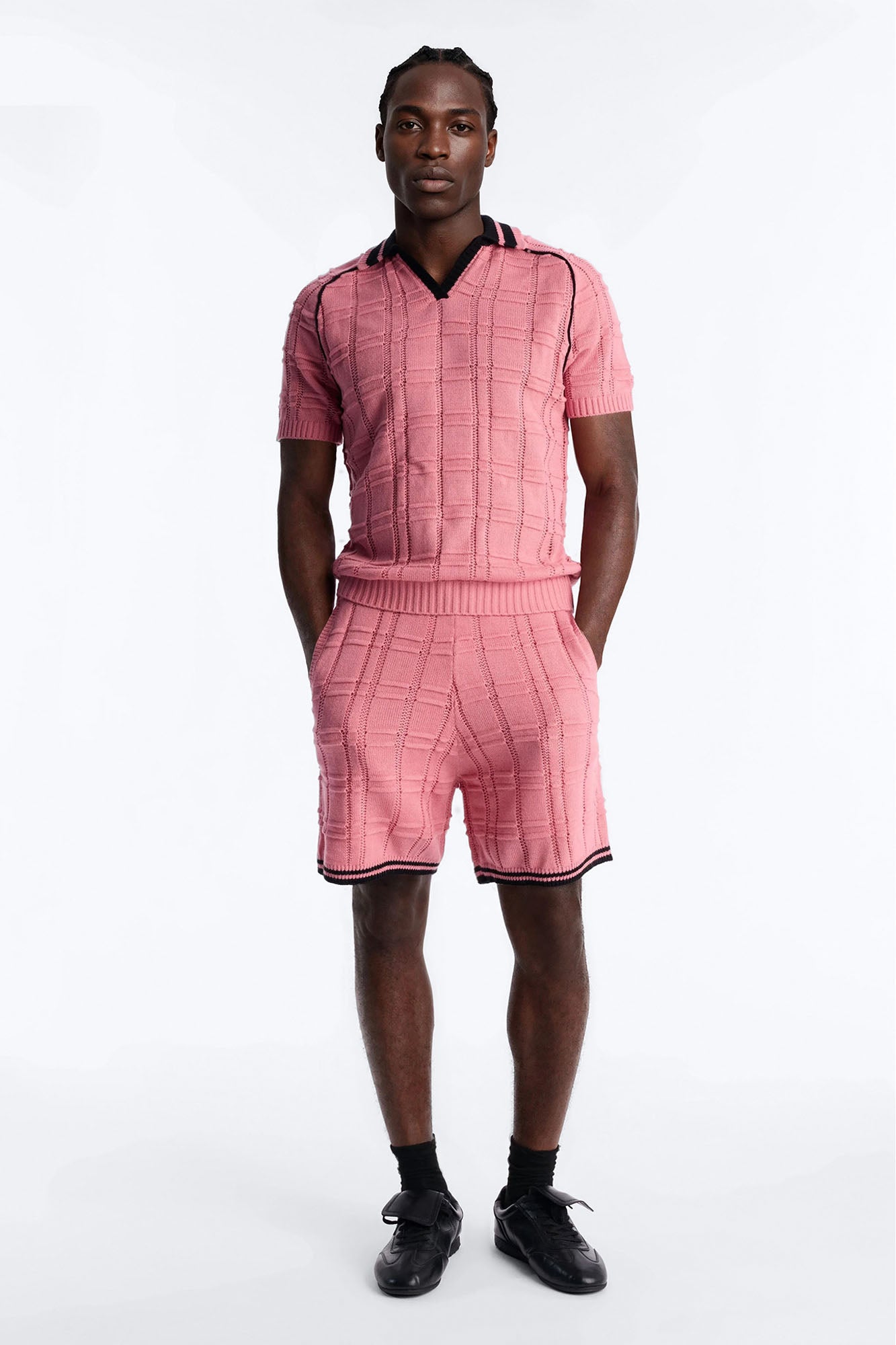 Relaxed Riviera Knit Short - Pink