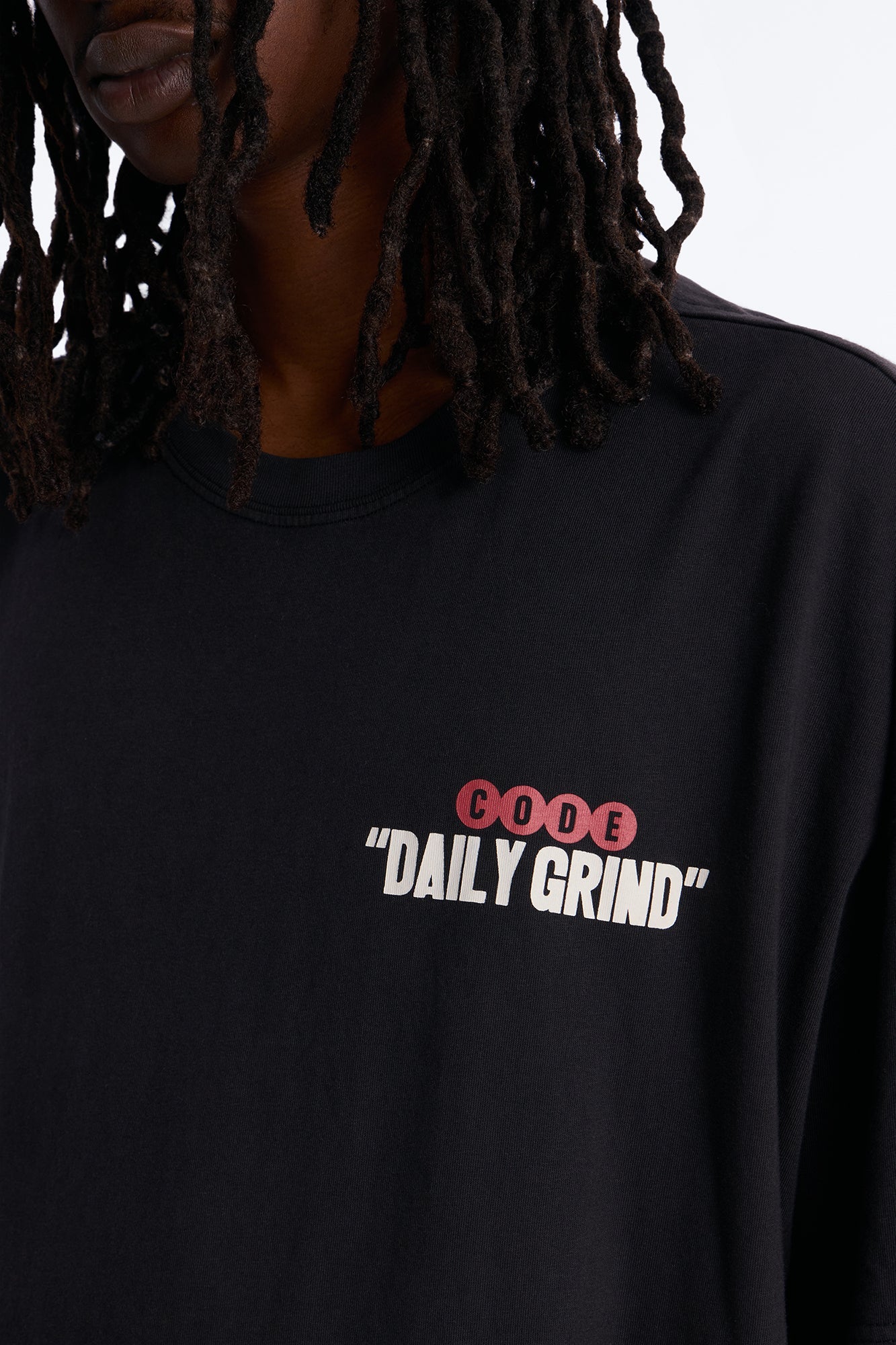 Daily Grind Oversized Short Sleeve Tee - Black Wash