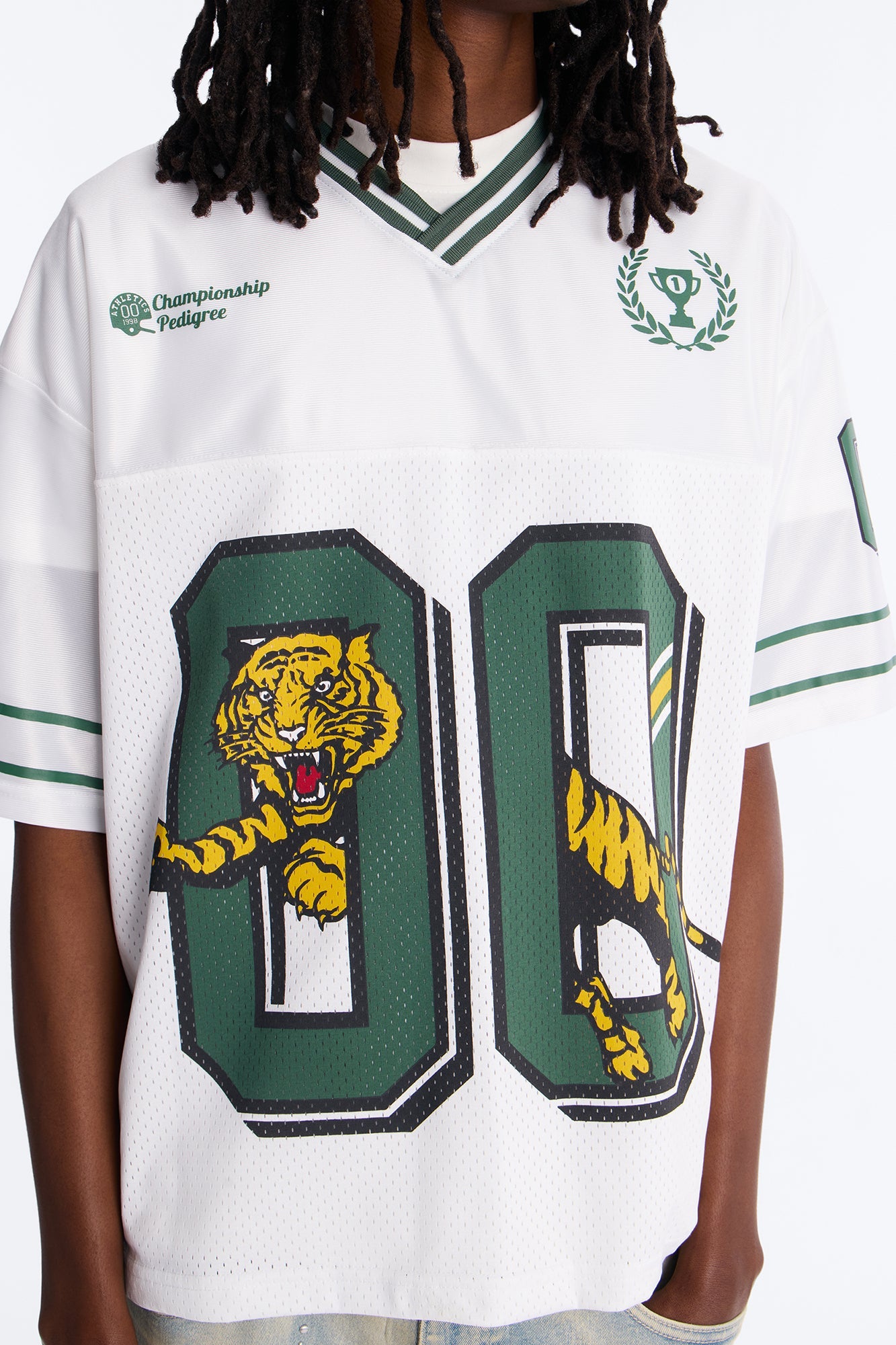 Legendary Tiger 00 Football Jersey - White