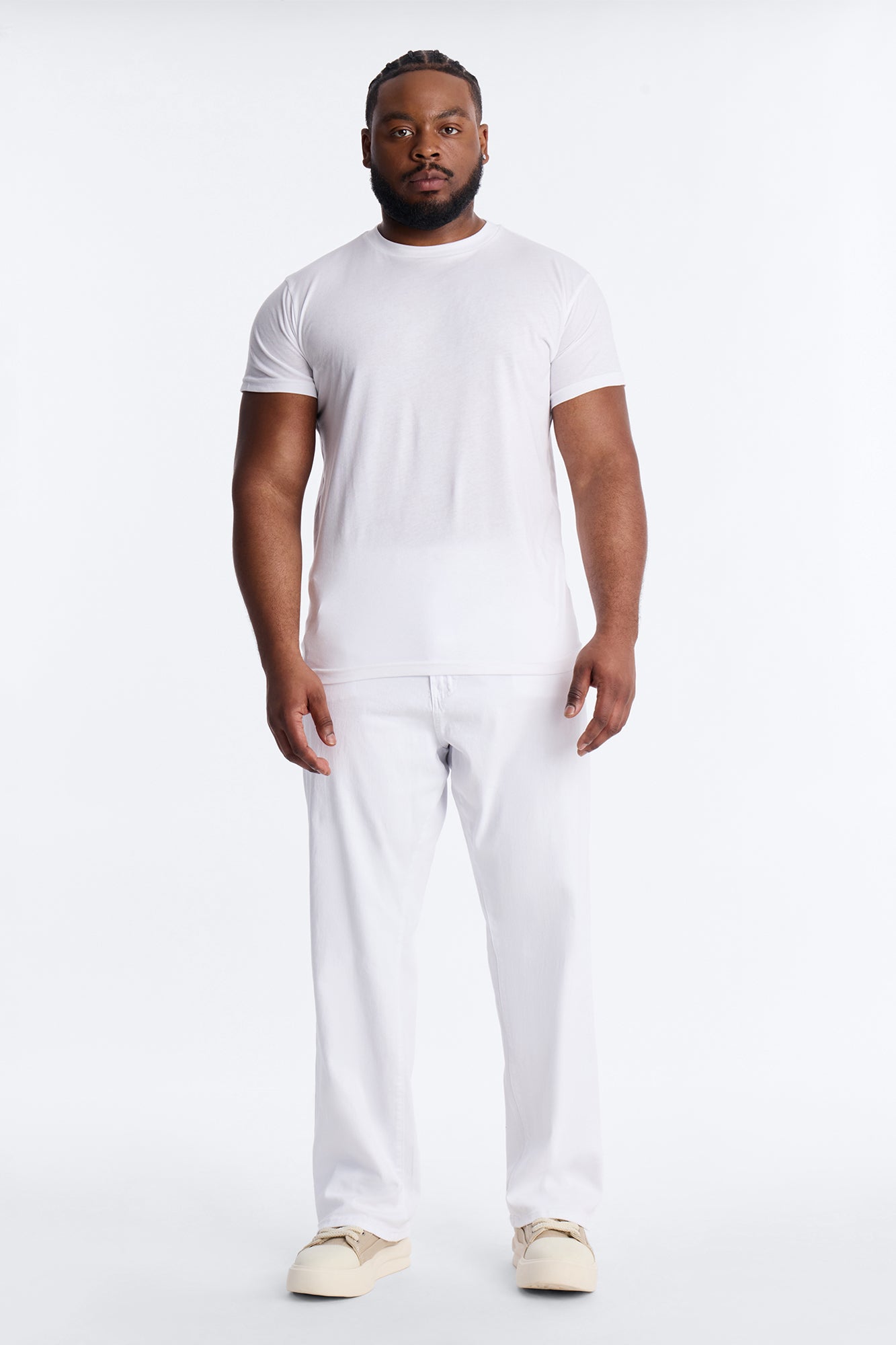 Clean Feel Straight Jean - White