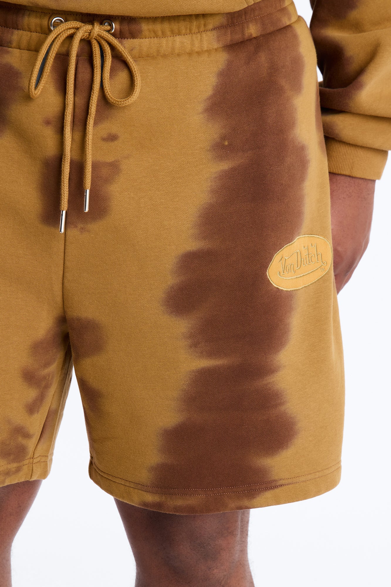 Baggy Von Dutch Ranch Most Wanted Sweatshort - Brown